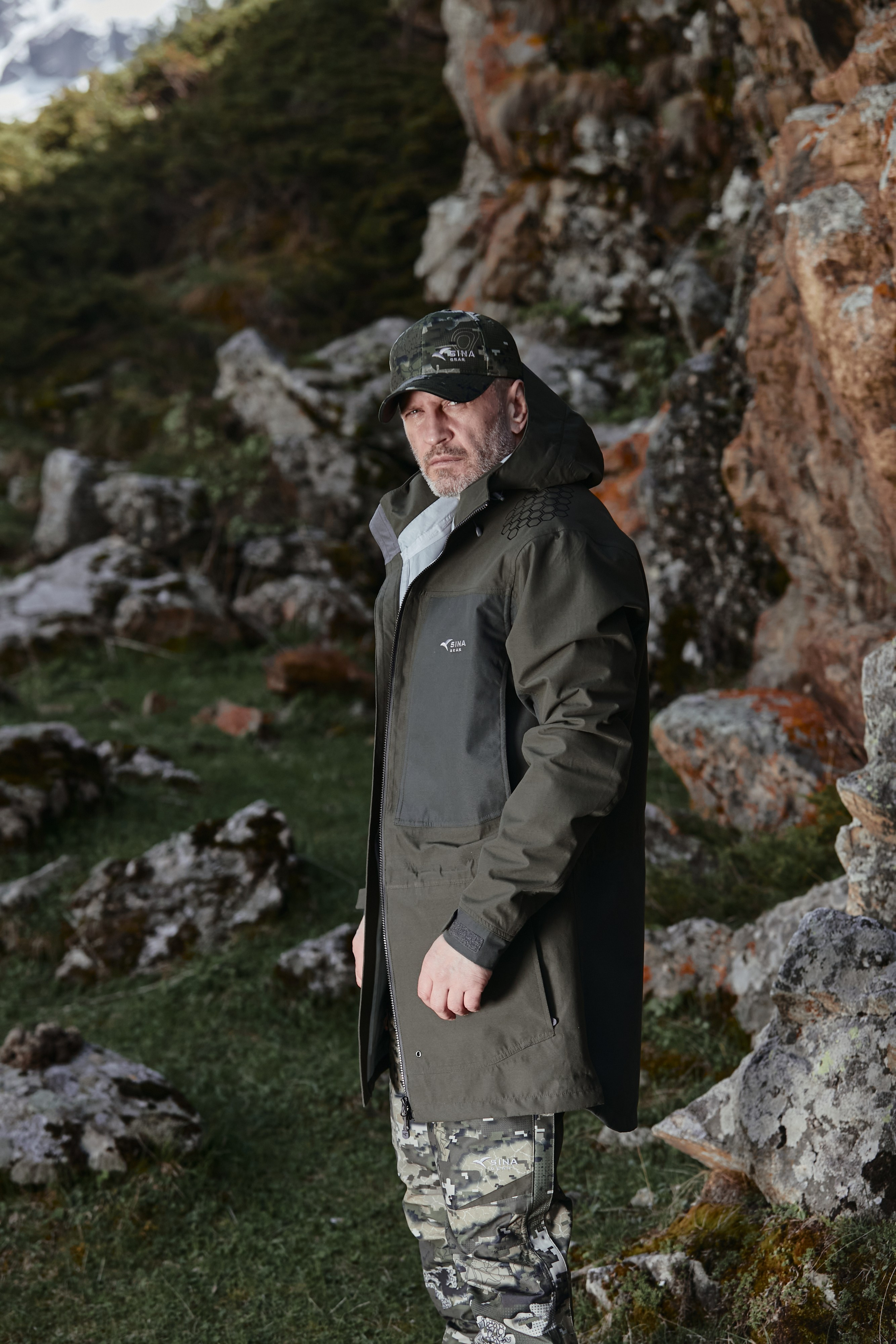 Съемка для бренда охотничьей одежды под ключ. Фотограф Продюсер в горах КБР / Москва Нальчик Горы