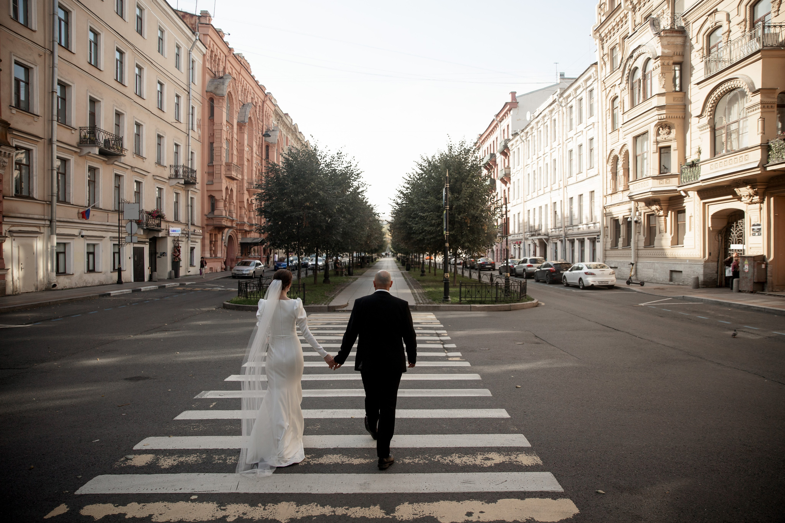 Свадебная фотосессия во Дворце Нарышкиных-Трубецких. Свадебный фотограф в Санкт-Петербурге Никита Кузякин