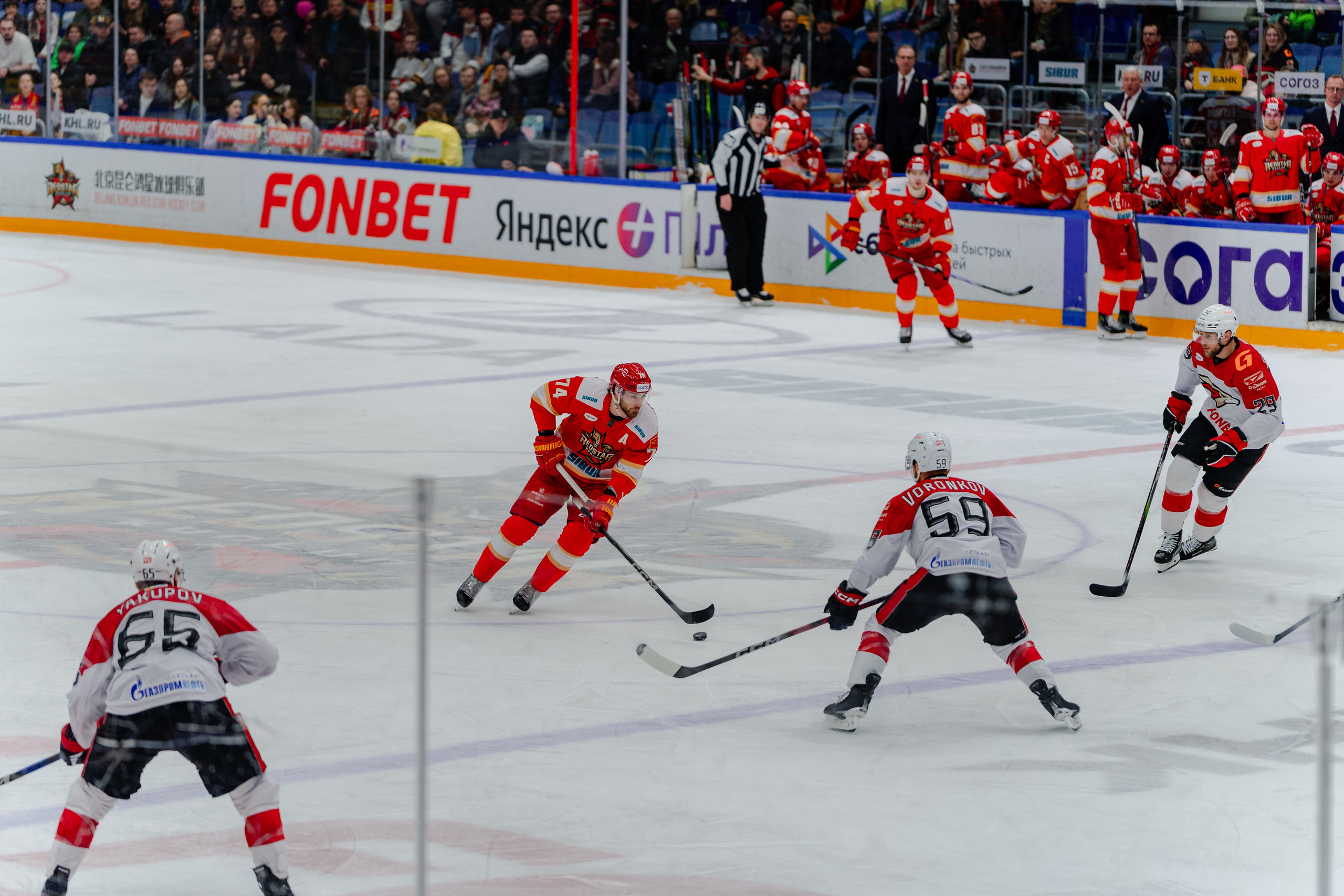 КХЛ КУНЬЛУНЬ РС — АВАНГАРД 22 МАРТА 2025. Репортажный фотограф в Москве Измалков Артем