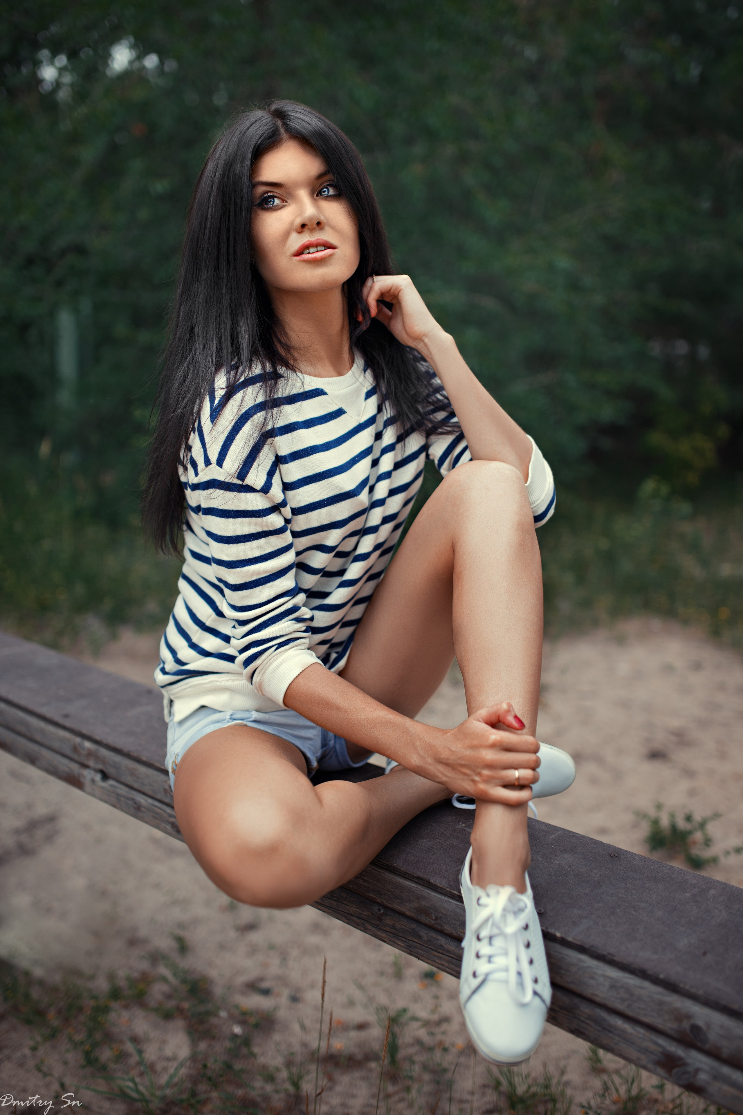 Весенняя фотосъемка с Ольгой в яблоневом саду и в парке в формате для «себя»