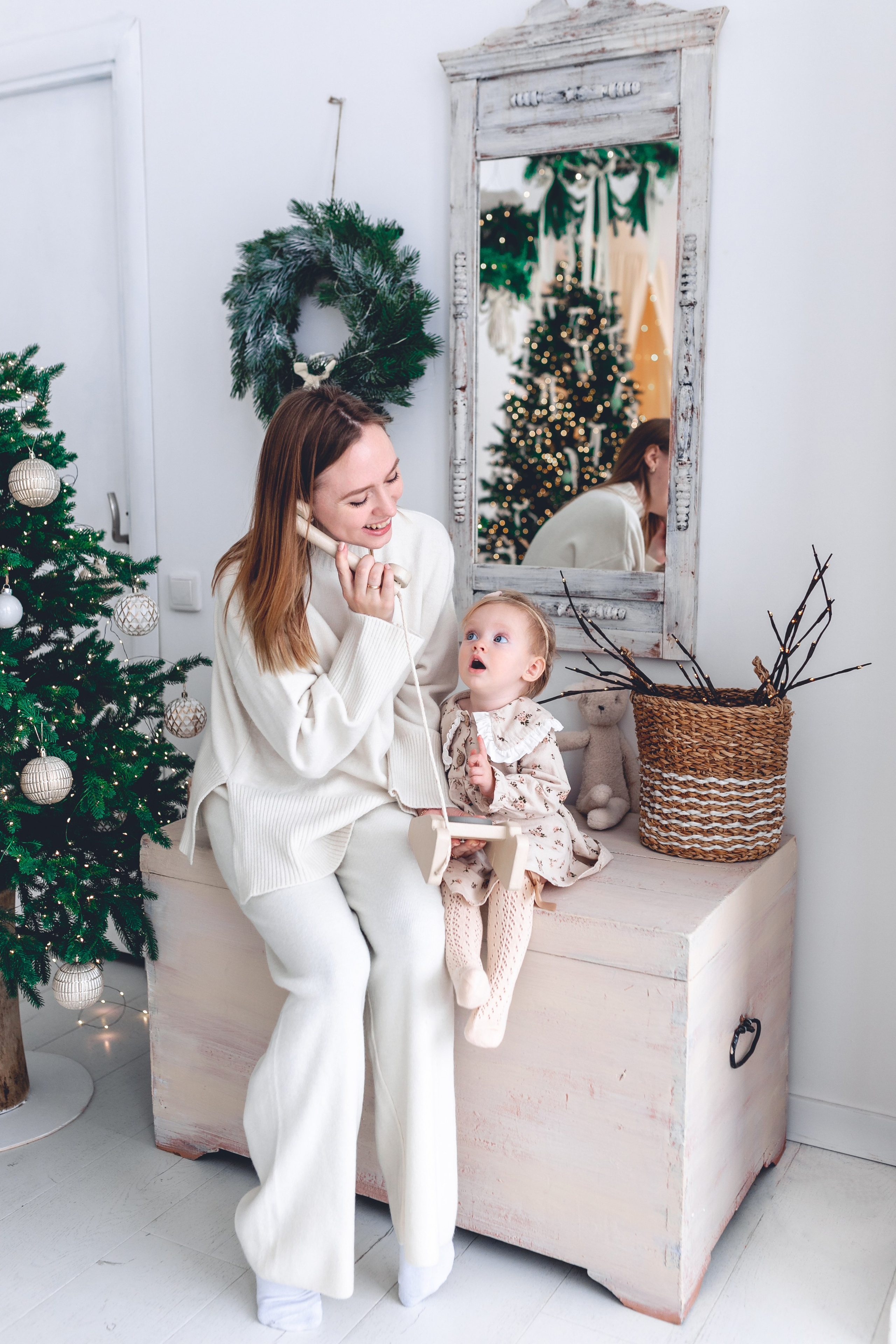 Новогодние съемки. Фотограф новорожденных в г. Барнаул Ренпенинг Катерина