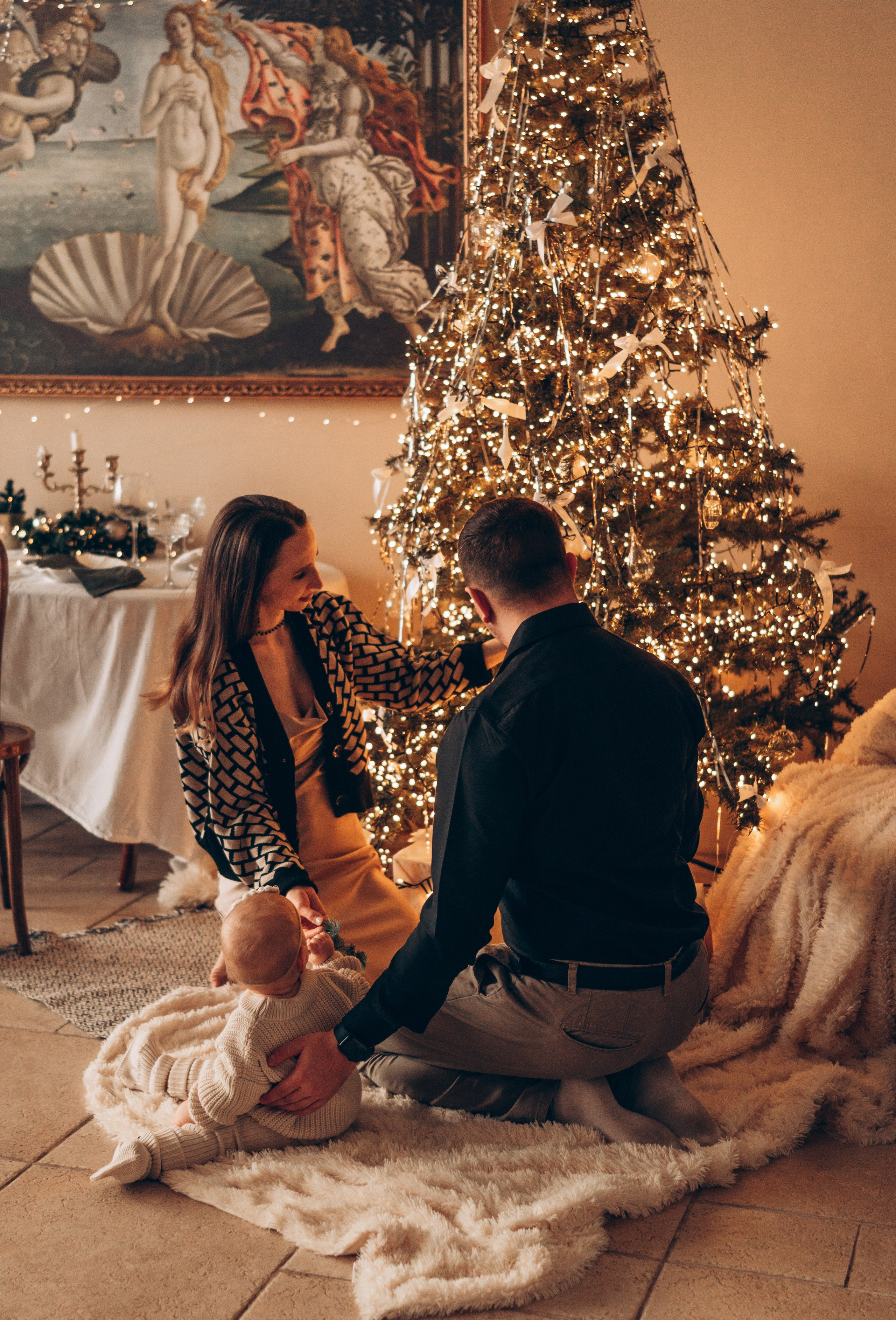 В преддверии 1 Нового года. Семейный, ньюборн фотограф, фотограф на роды в Москве, Виктория Тюльдюкова