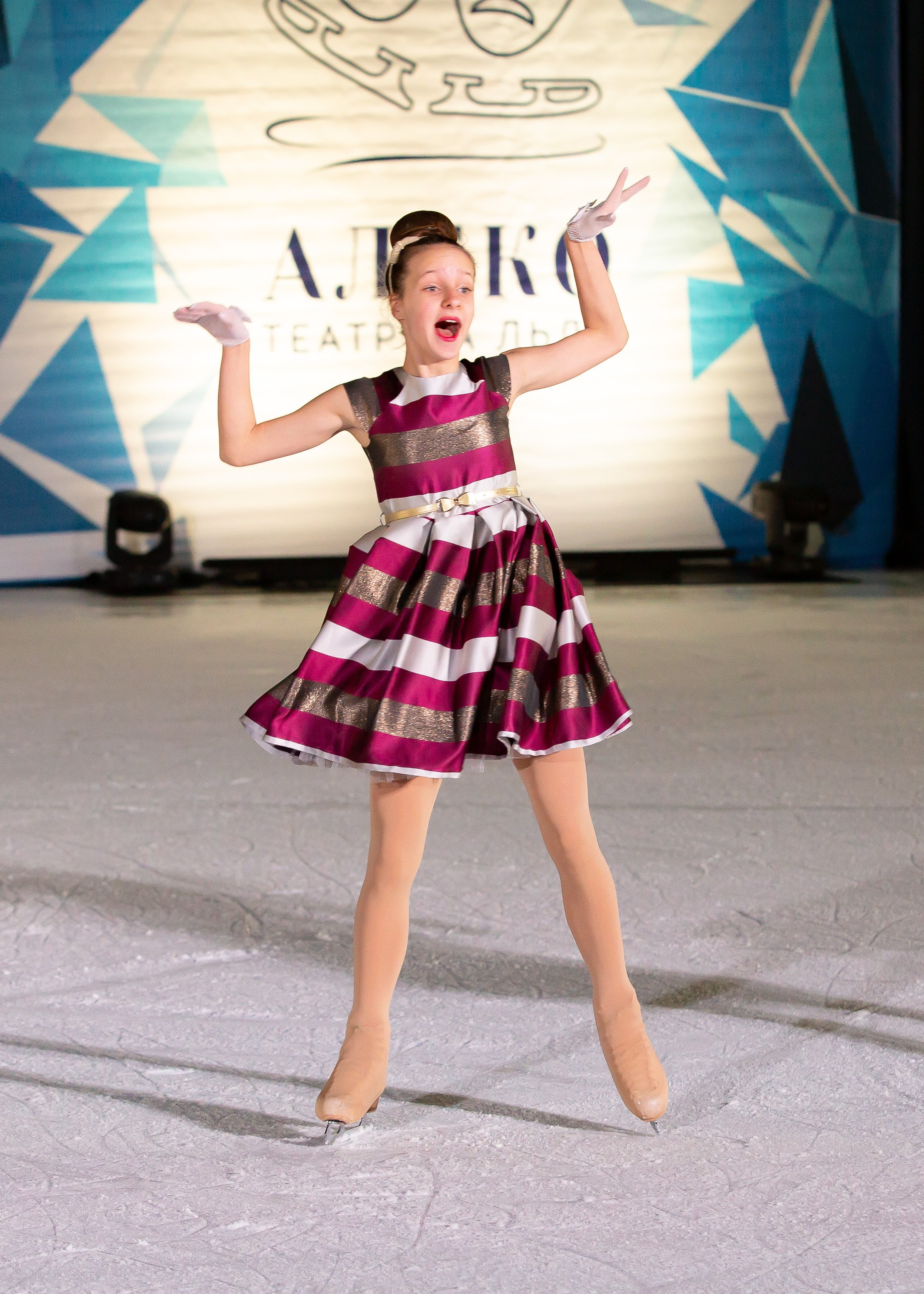 Отчетный концерт. Театр на льду АЛЕКО. Репортажный фотограф в Москве