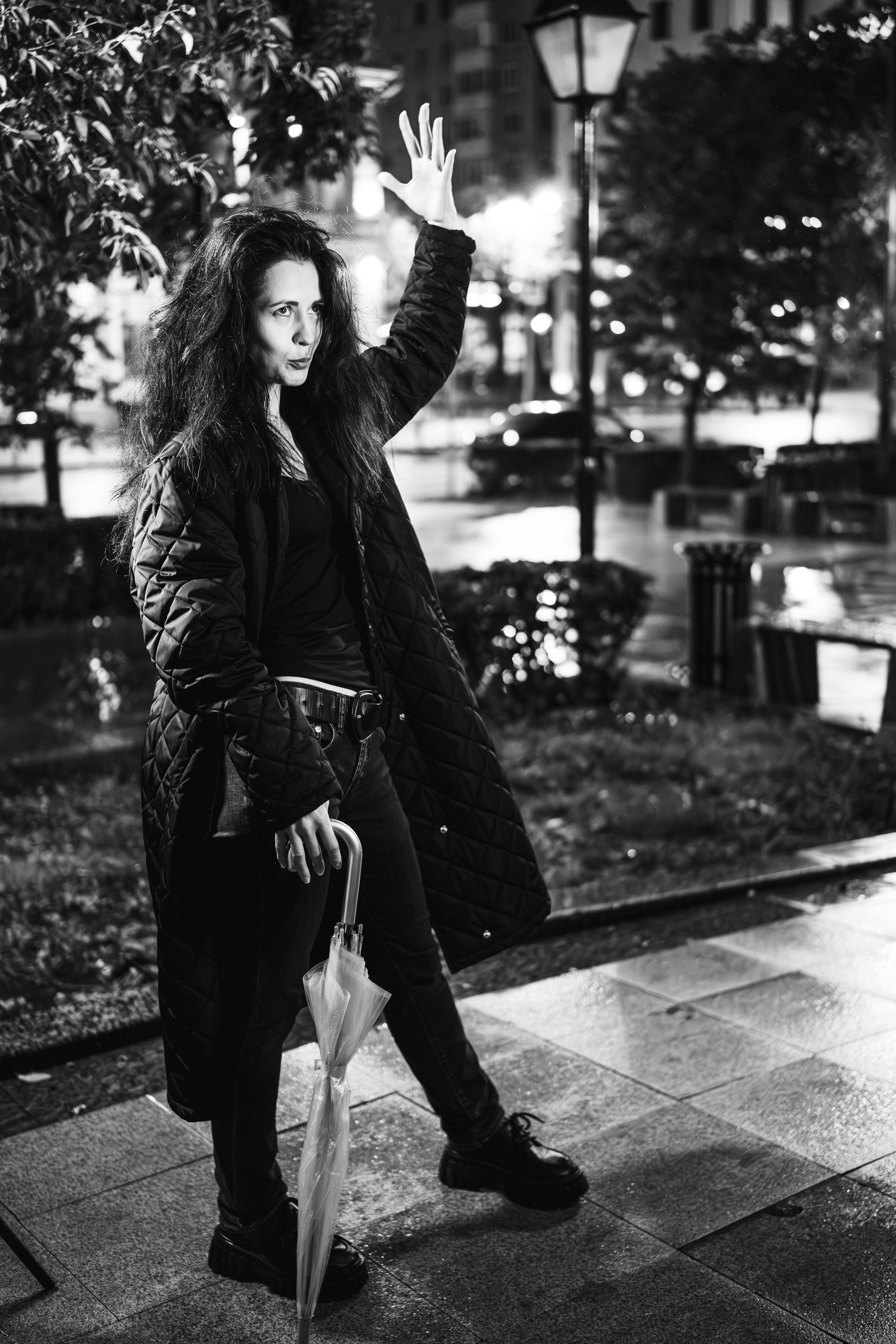 Ночная съёмка в городе. Фотограф и видеограф Анна Жагорина