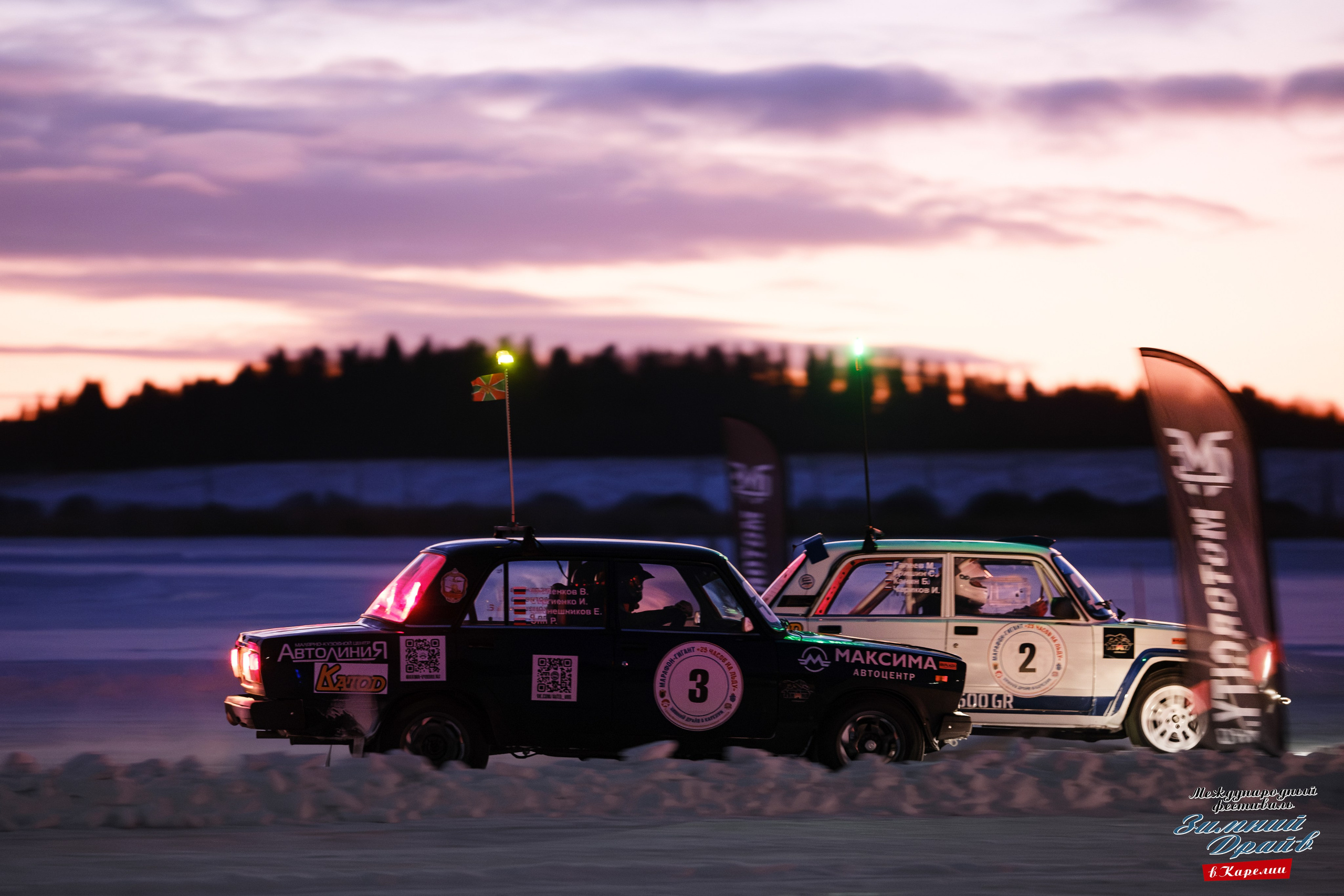 «Зимний Драйв в Карелии» Авто Марафон-гигант «25 часов на льду» Илона Накутис, Николай Грязин, джимхана, фотограф Антон Медведев, icoguar, Сортавала, Карелия