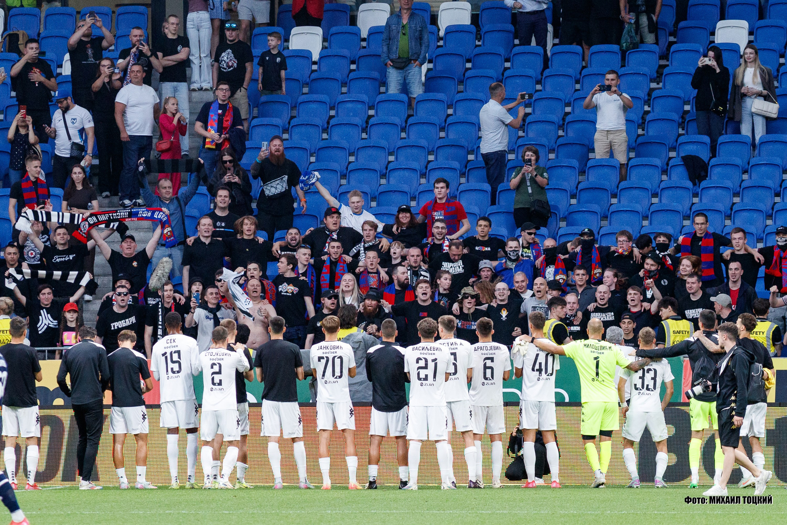 Фоторепортаж. ФК Динамо — ФК Партизан. Михаил Тоцкий портретный и репортажный фотограф в Москве
