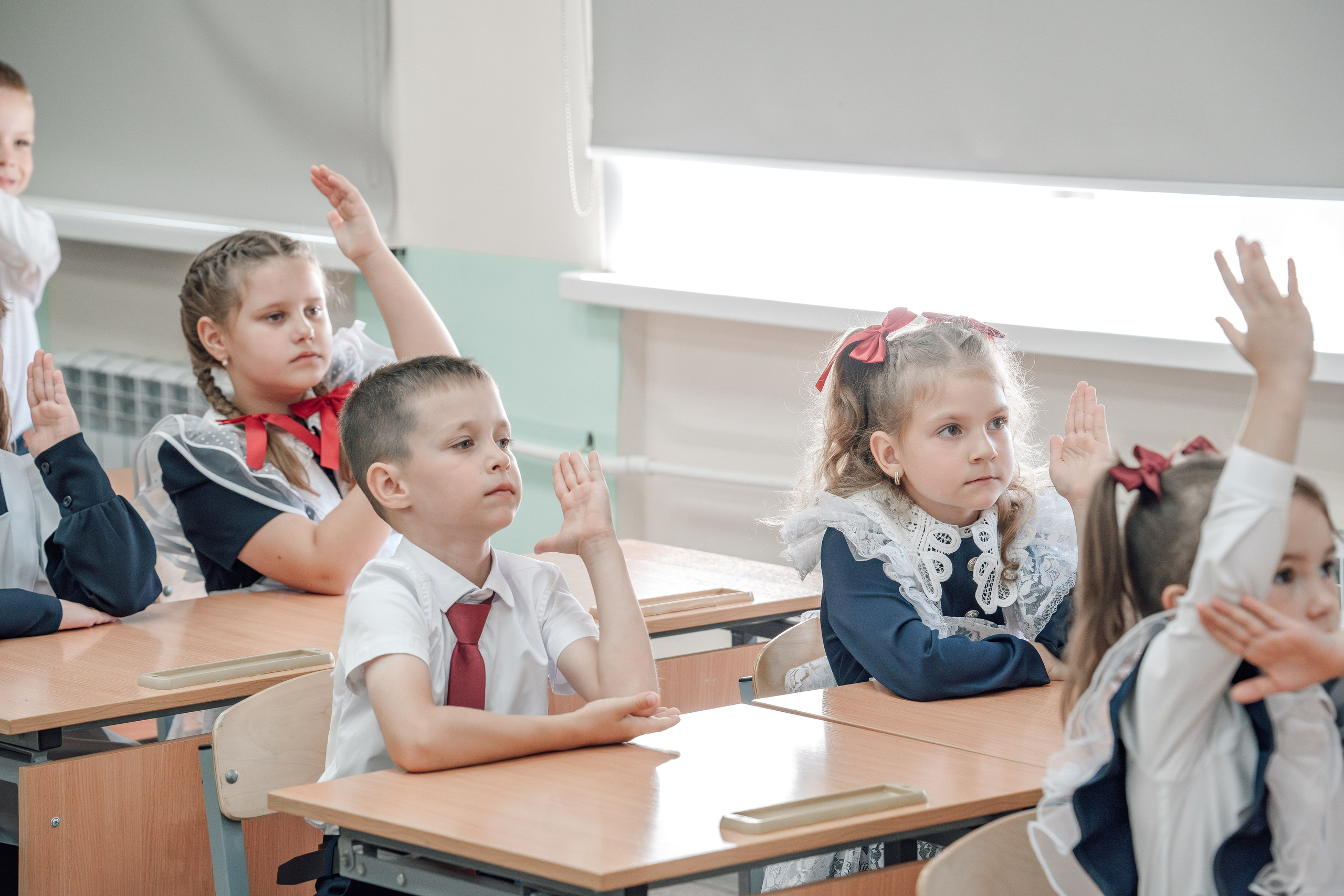 Первоклашки. Фотограф Юлия Паськова, город Бирюч