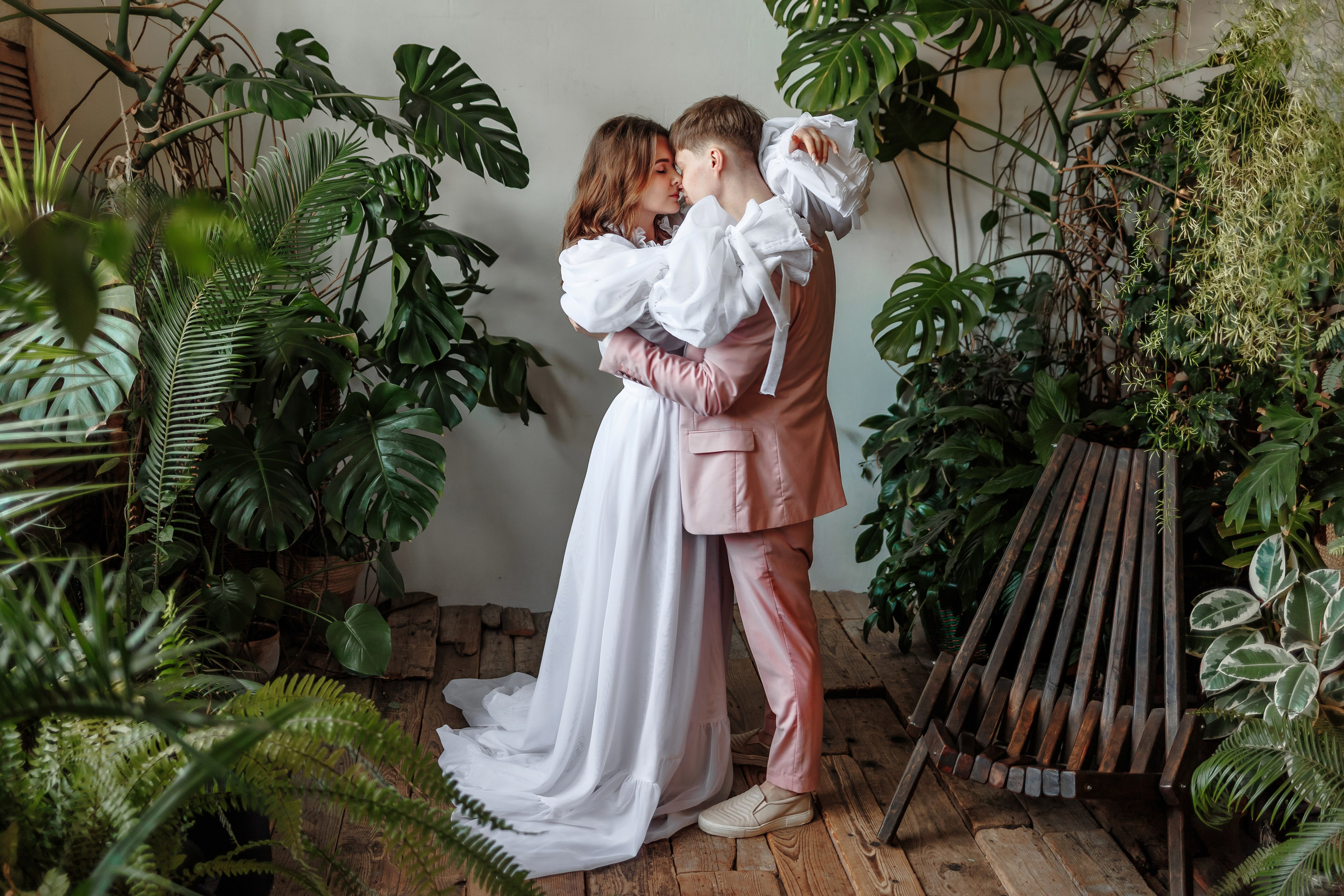 Свадебная фотосессия в Ботаническом саду — заказать в Спб