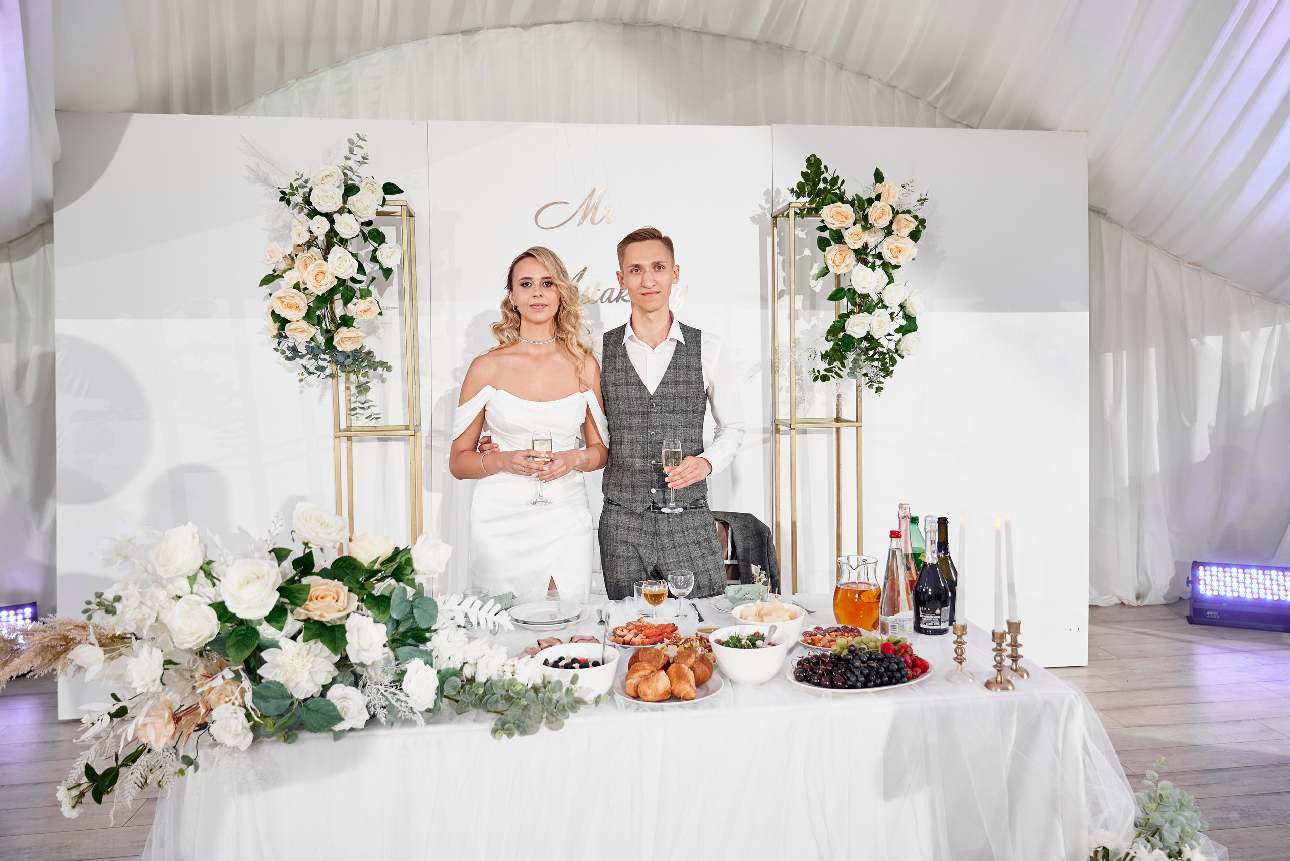 Свадебняа Фотосессия Николая и Анастасии в Кусково