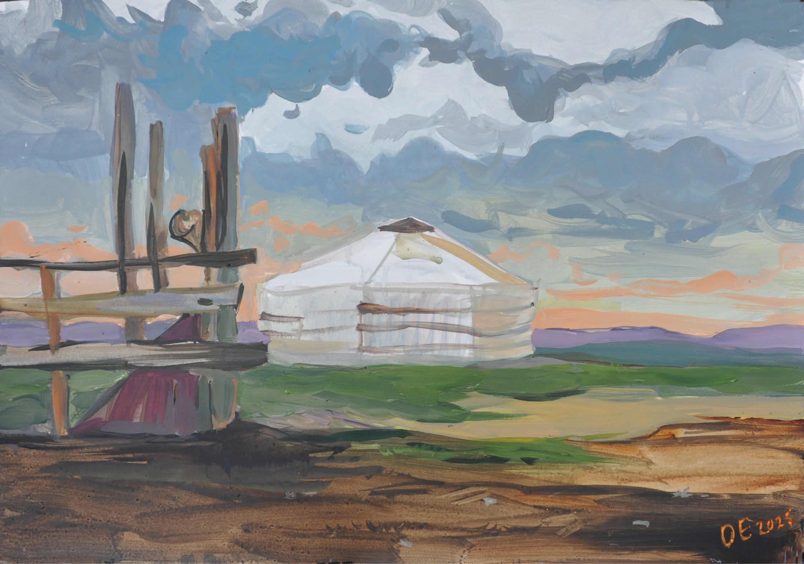 Белая дорога. Ефремова Ольга. Художник