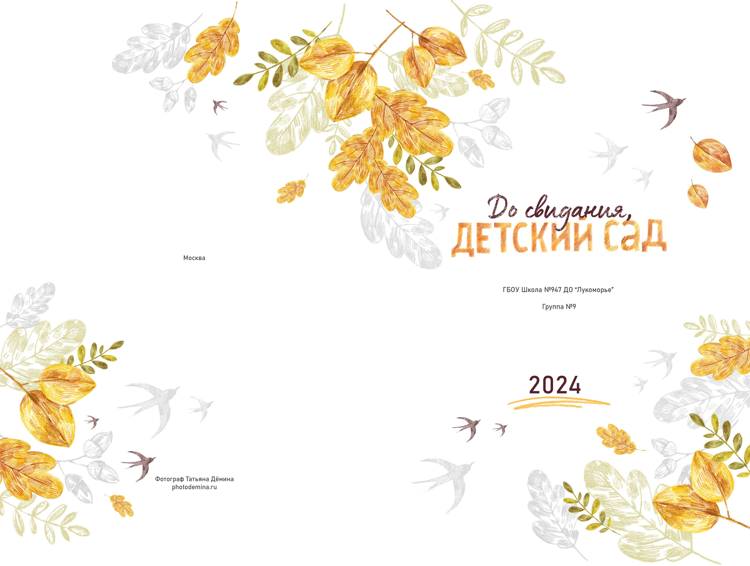 Услуги и Стоимость. Выпускные альбомы, Татьяна Дёмина, Школьный фотограф, Москва