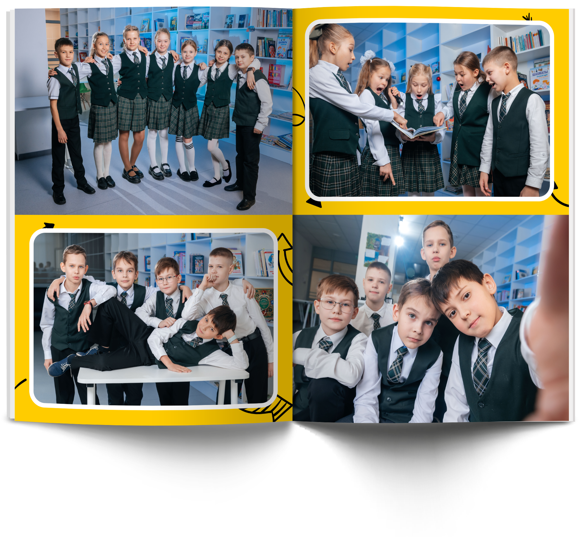 Начальные классы. Современные выпускные альбомы в Новосибирске