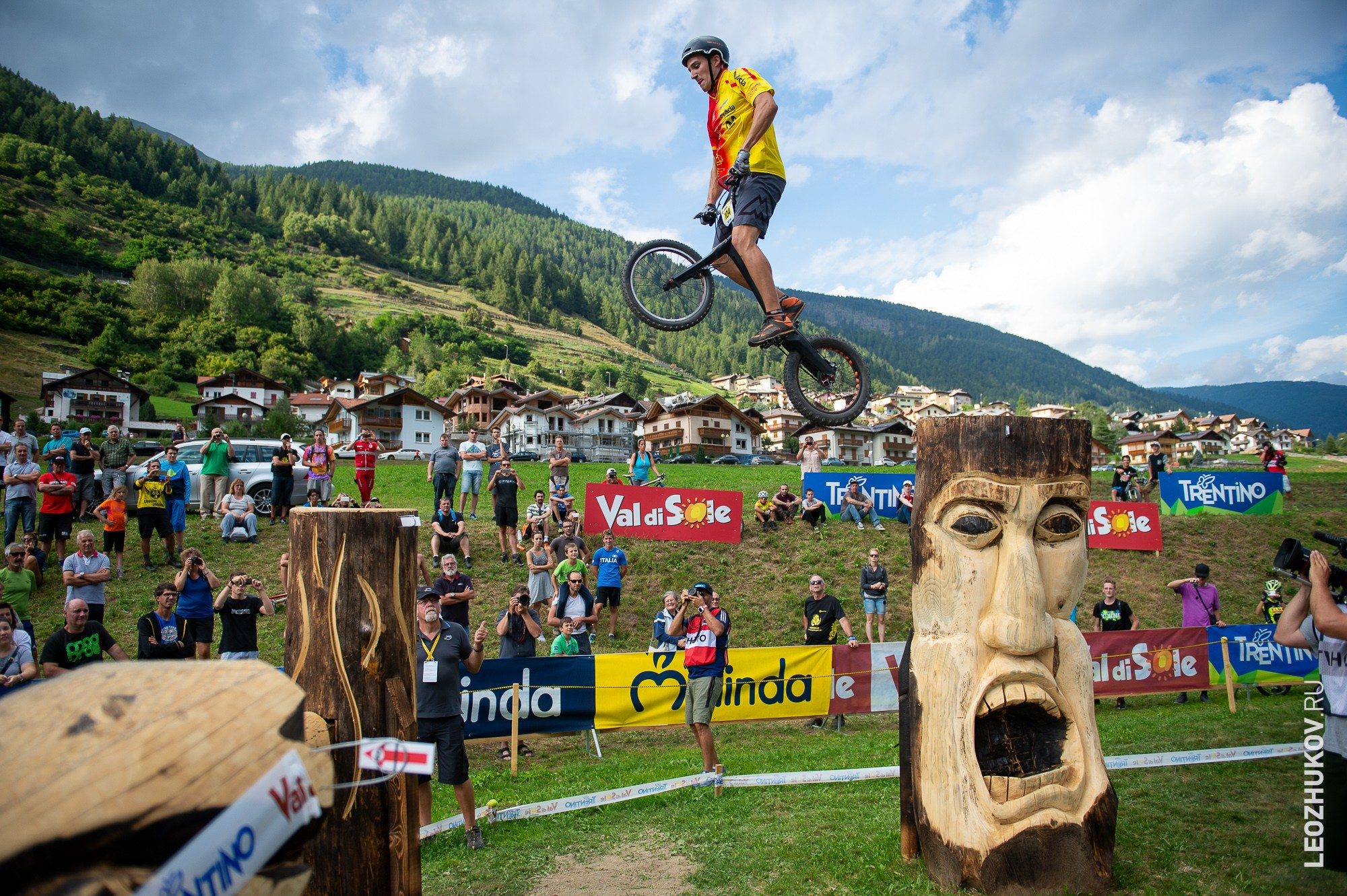 UCI Trials World Championships 2016 — finals. Sports photographer Leonid Zhukov