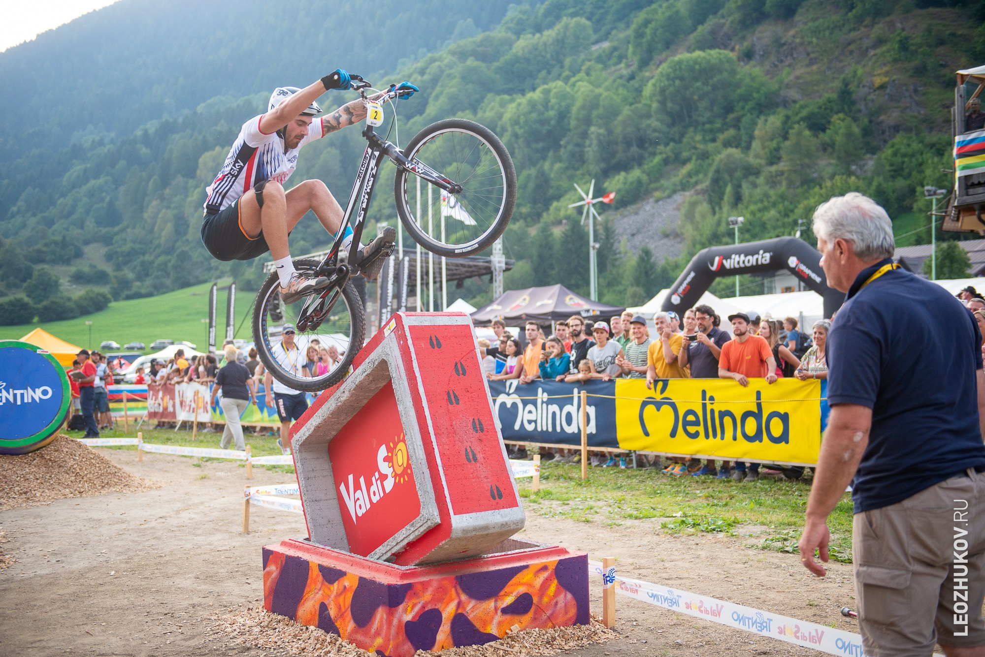 UCI Trials World Championships 2016 — finals. Sports photographer Leonid Zhukov