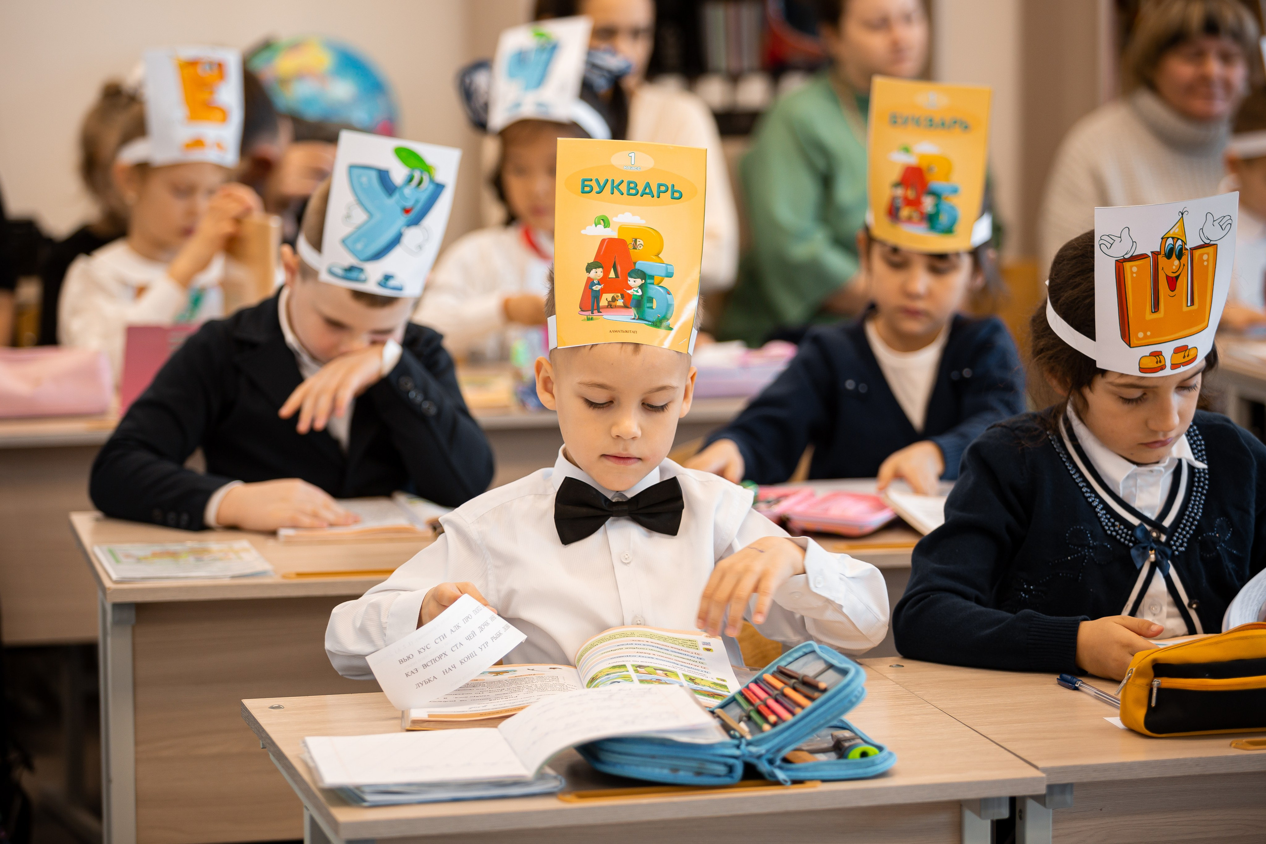 Первоклассники. Отбасылық фотограф Алена Шаталова