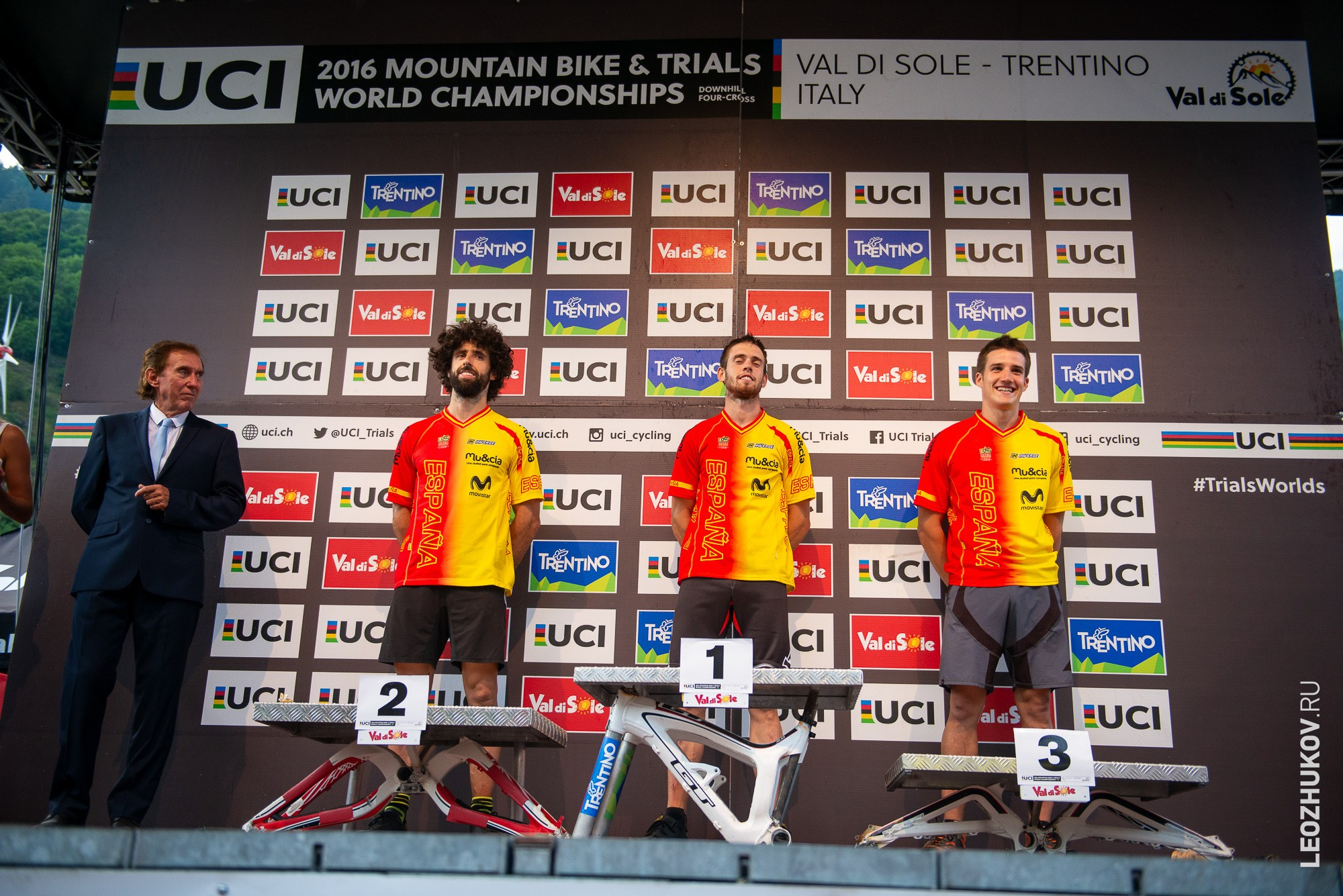 UCI Trials World Championships 2016 — finals. Sports photographer Leonid Zhukov