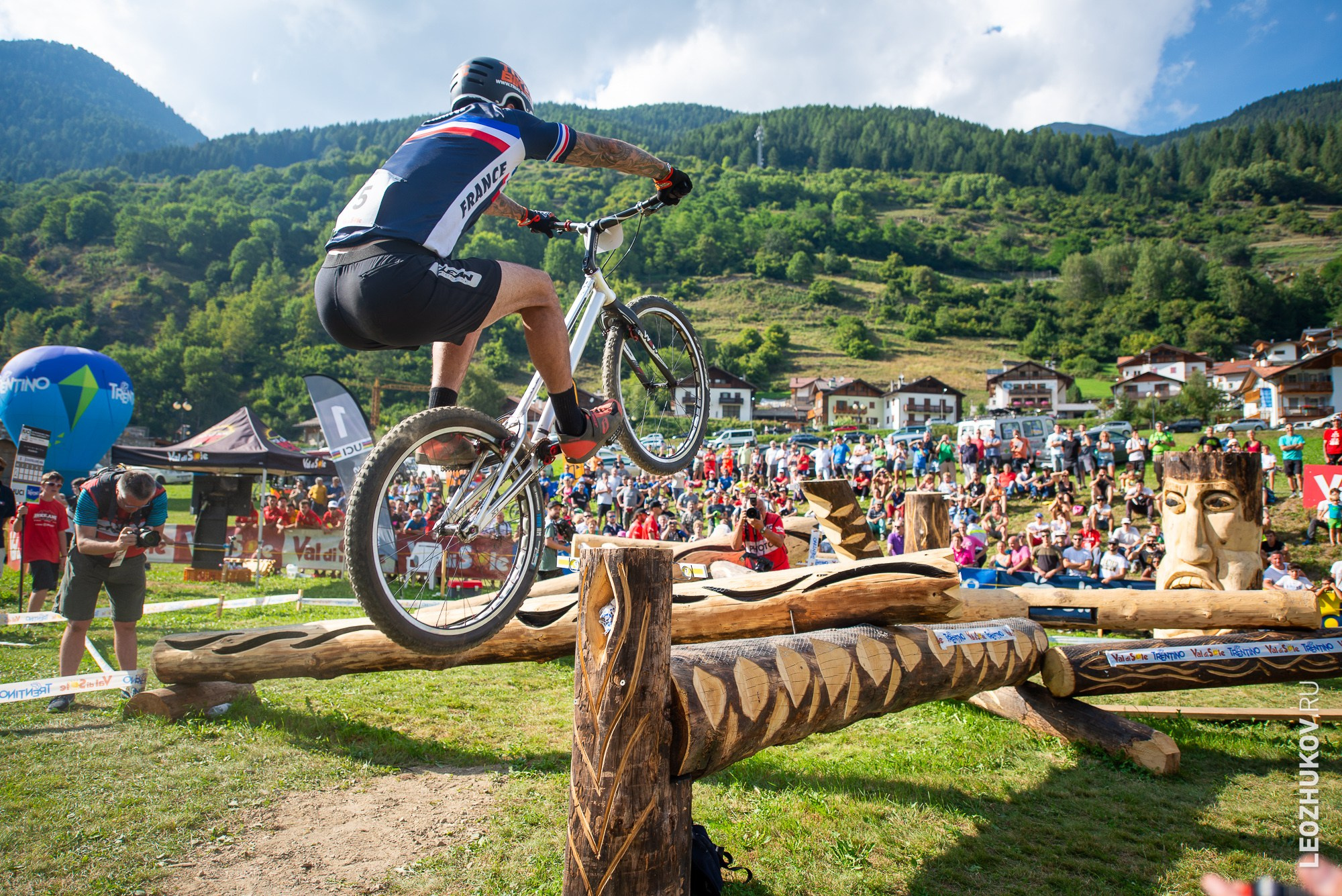 UCI Trials World Championships 2016 — finals. Sports photographer Leonid Zhukov