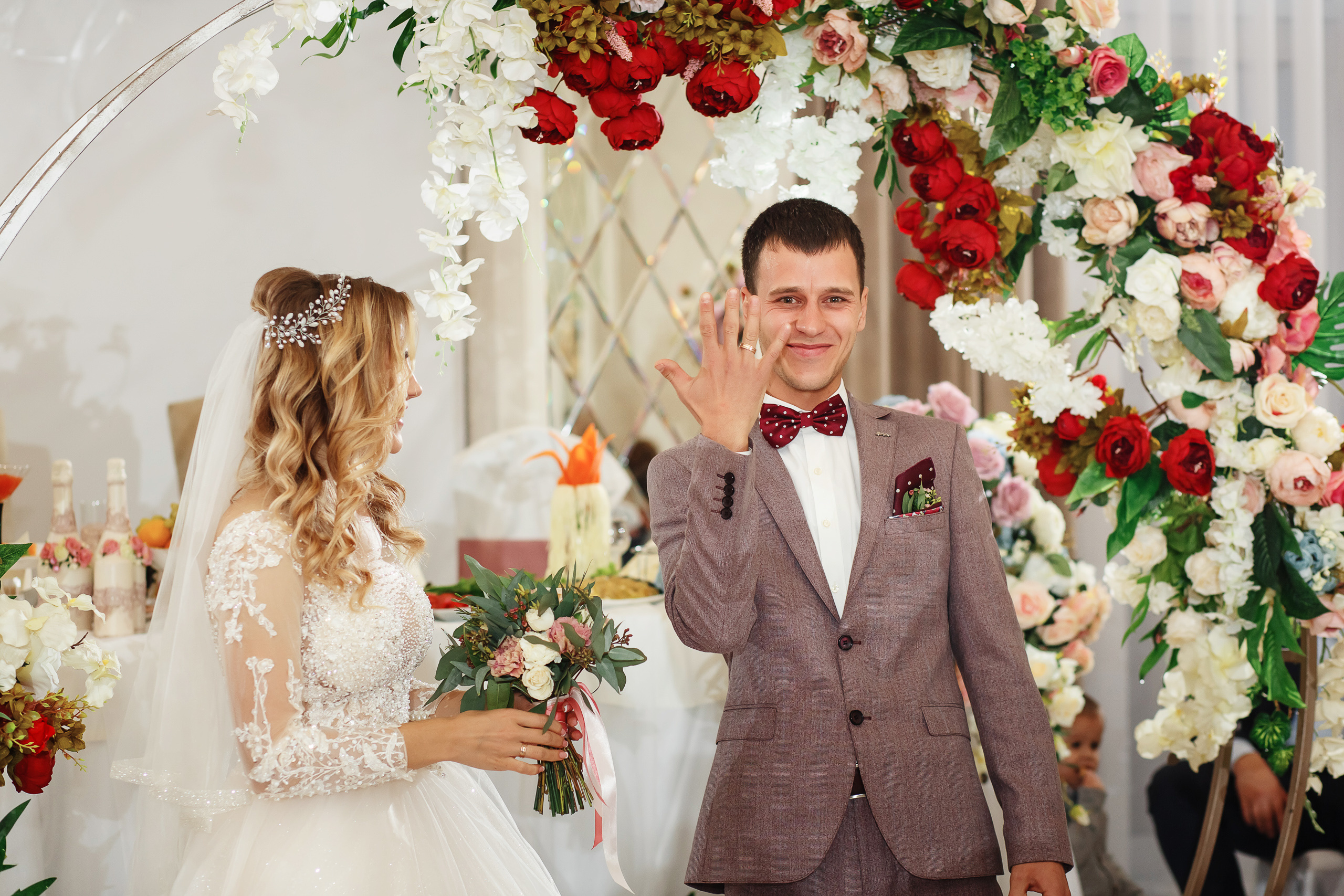 Свадебная фотосессия в Курганинске. Банкет в Ресторане "Империалъ". Фотограф Дмитрий Шевченко.