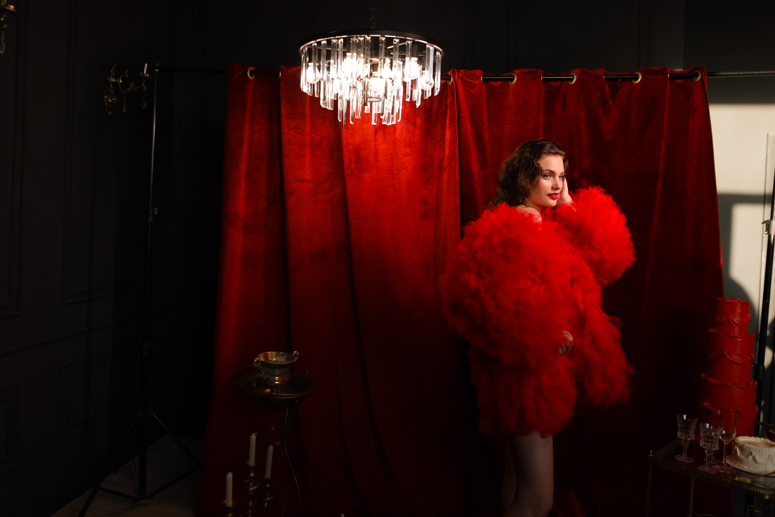 Роскошная Кристина и красный бархат. Свадебный фотограф Беларусь Ольга Козыренко