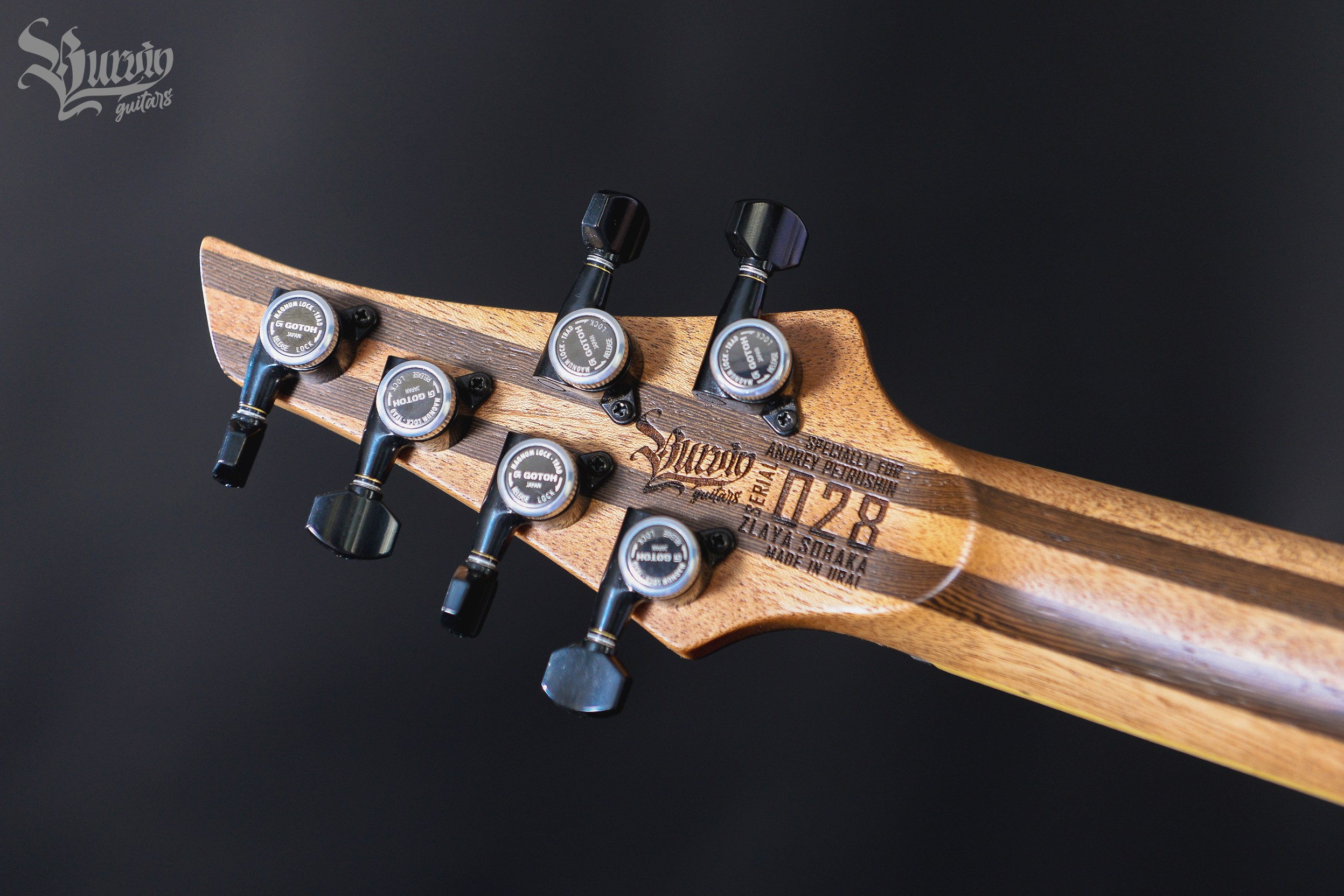 028 ZLAYA SOBAKA. Master of making guitars and basses to order