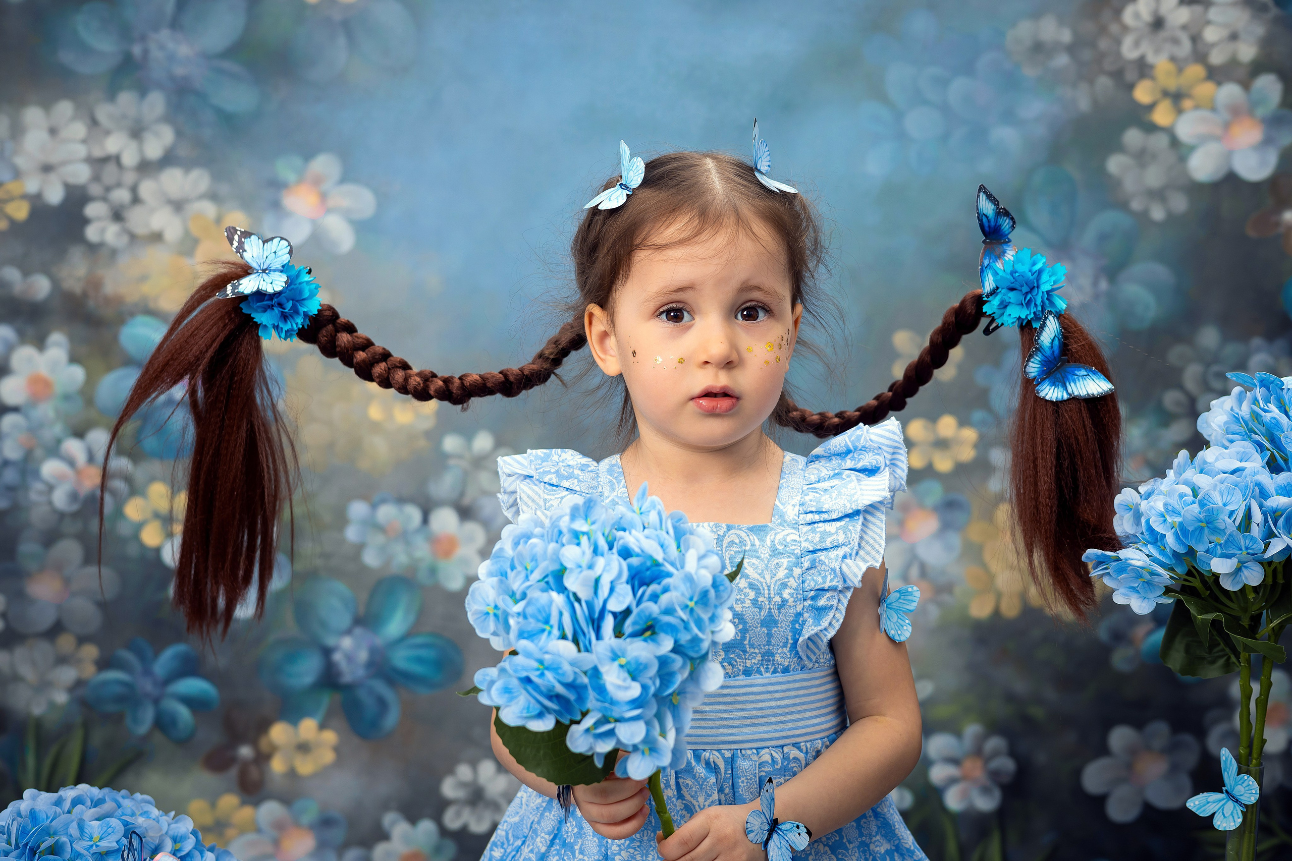 Фотосессия с косичками