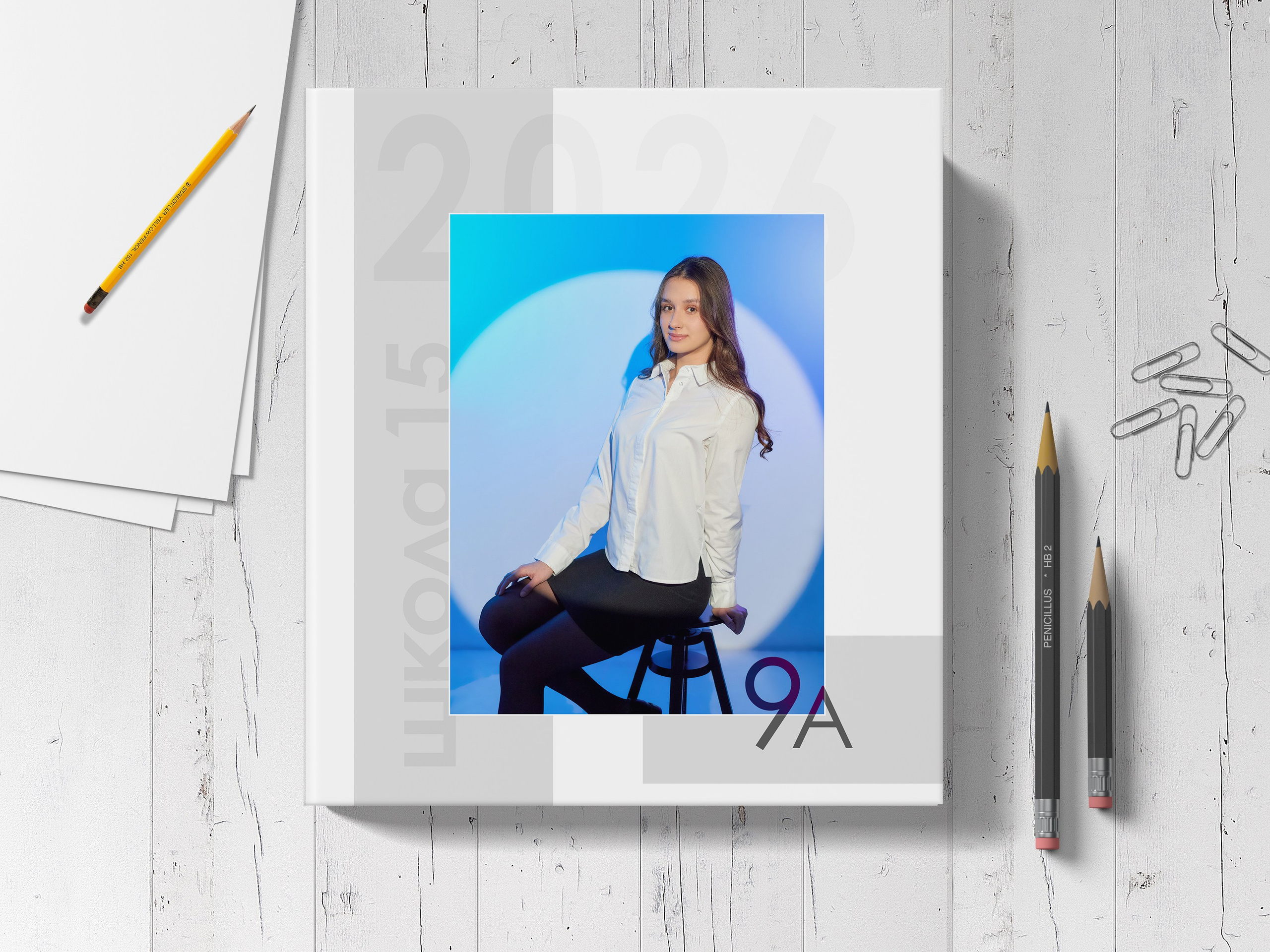 Альбом на окончание школы 9 и 11 класс «Симфония». Выпускные альбомы в Тюмени для школ, садов, вузов спортивных секций