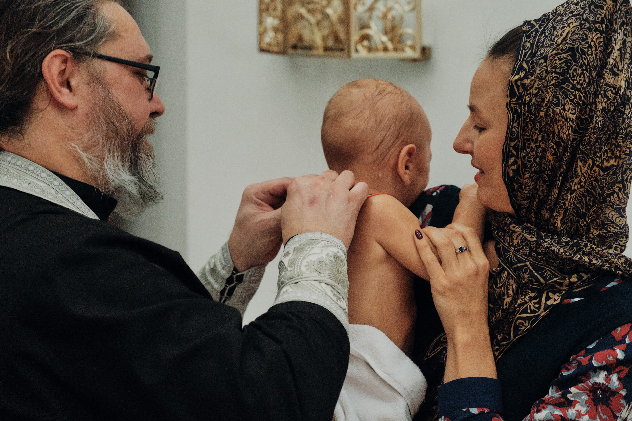 Крещение Лёвы. Свадебный фотограф в Москве и Подмосковье Виктор Одинцов