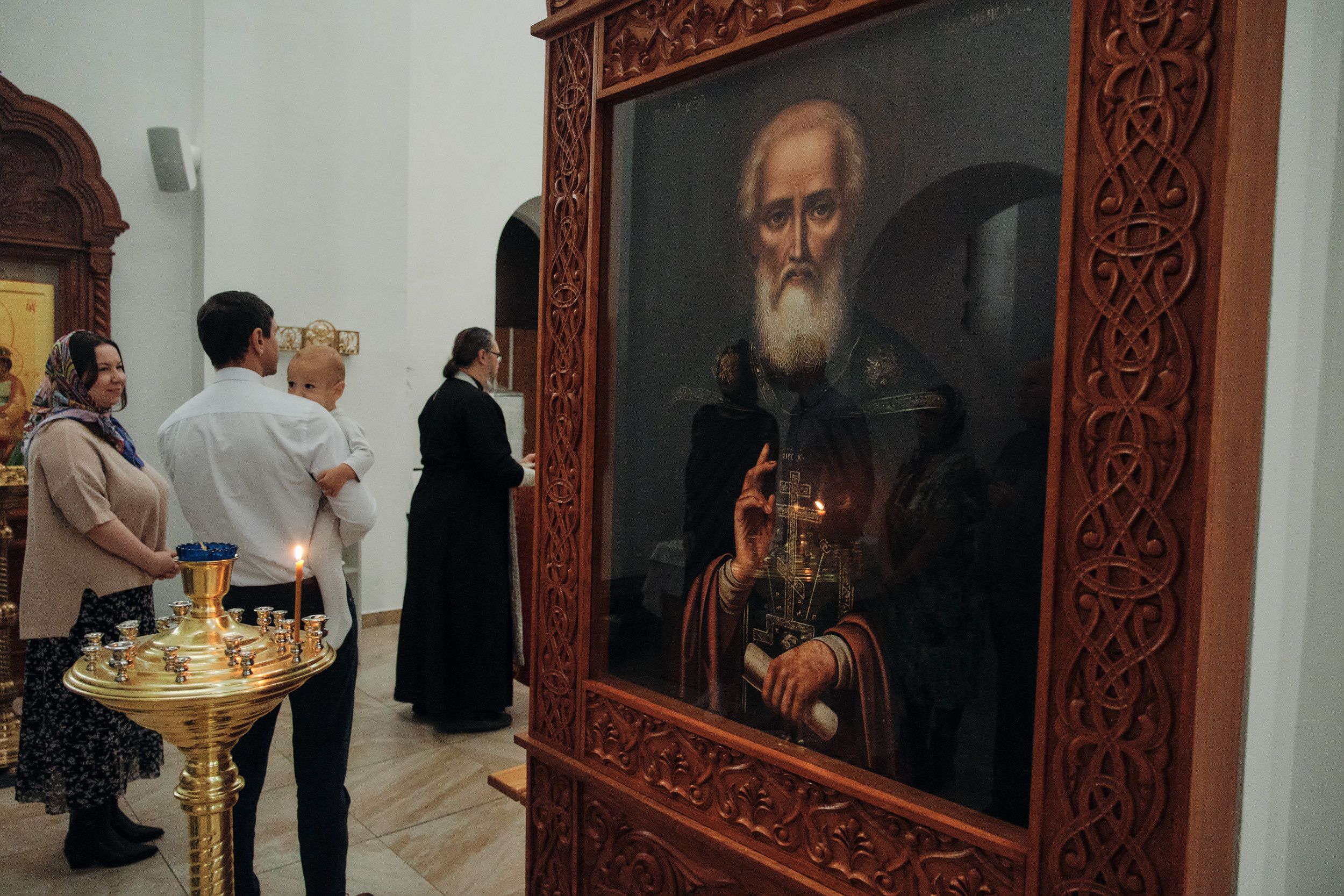 Крещение Лёвы. Свадебный фотограф в Москве и Подмосковье Виктор Одинцов