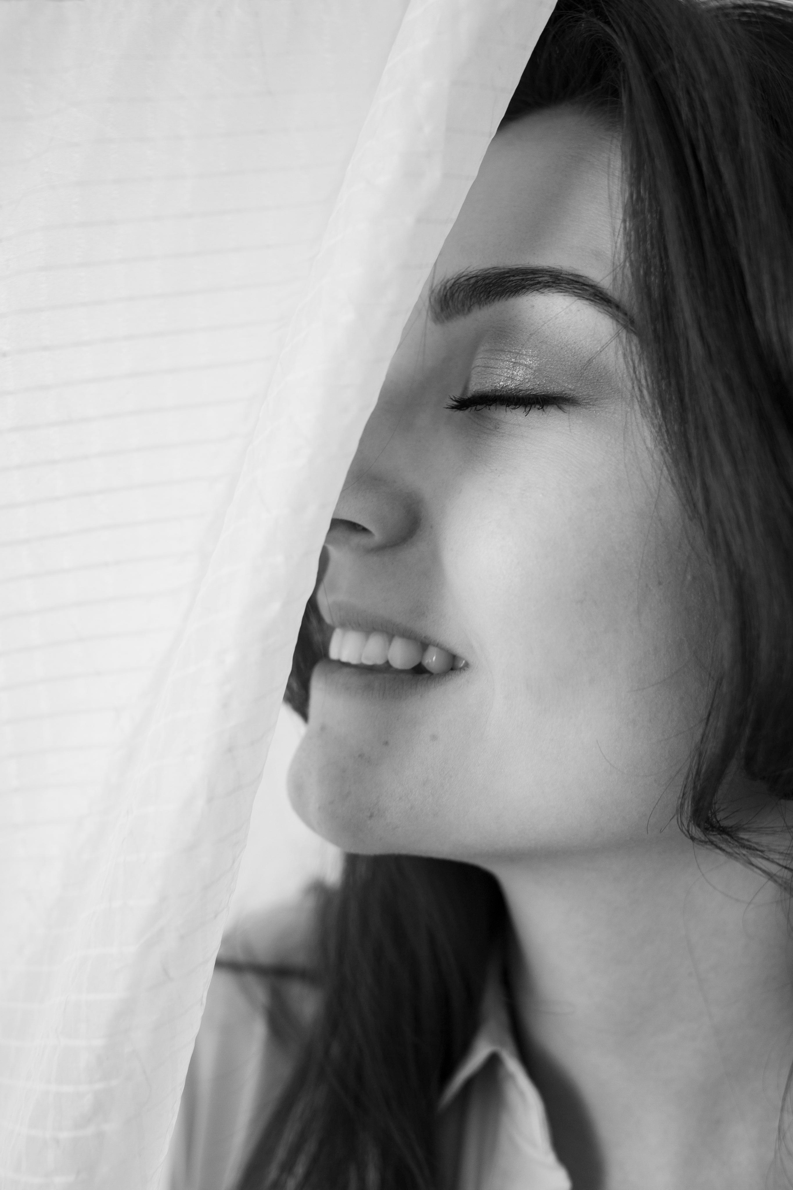Студийная съемка с парашютом. Горева Александра. Фотограф