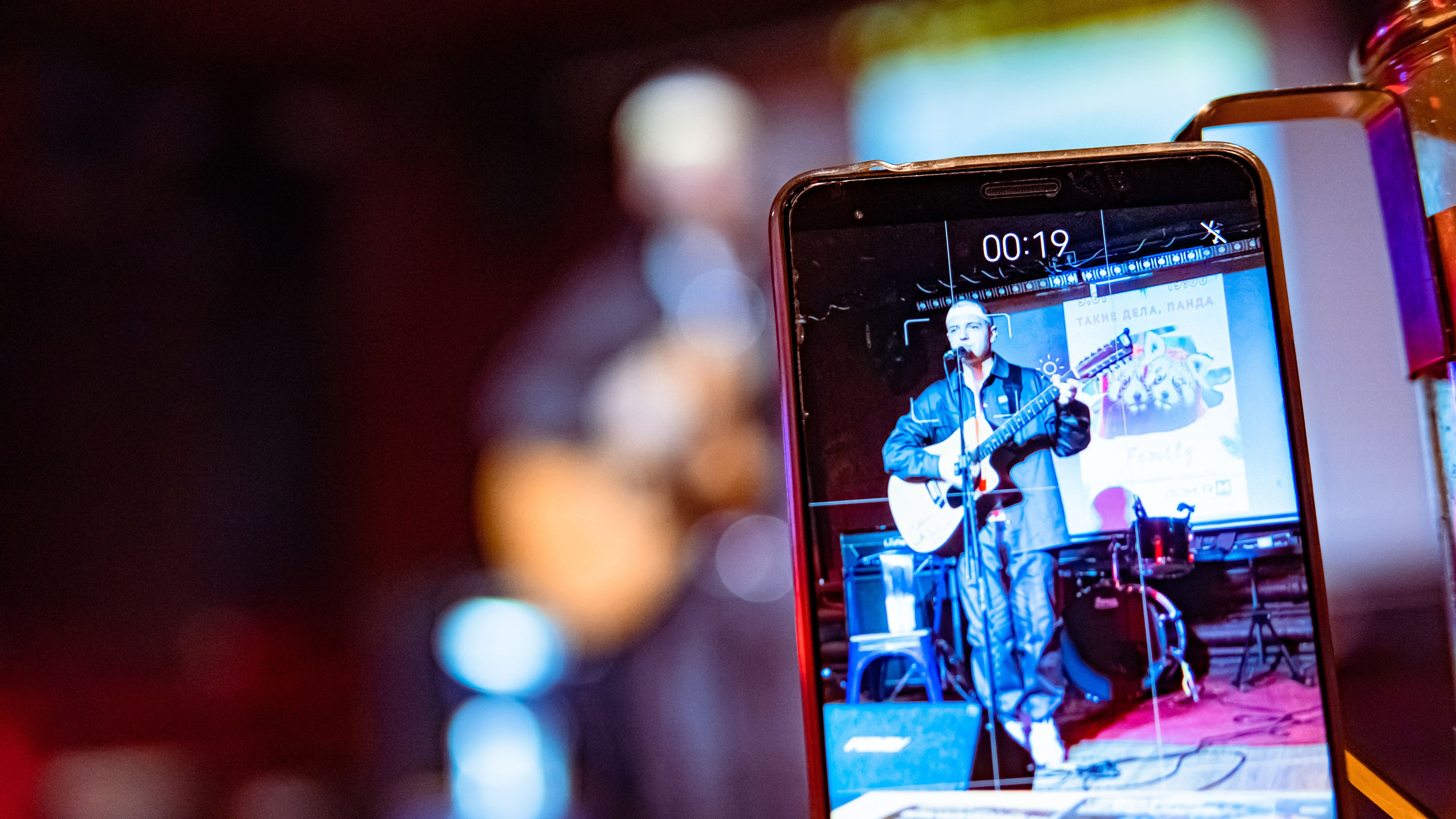 Репортажные фотографии творческого вечера Такие дела, Панда