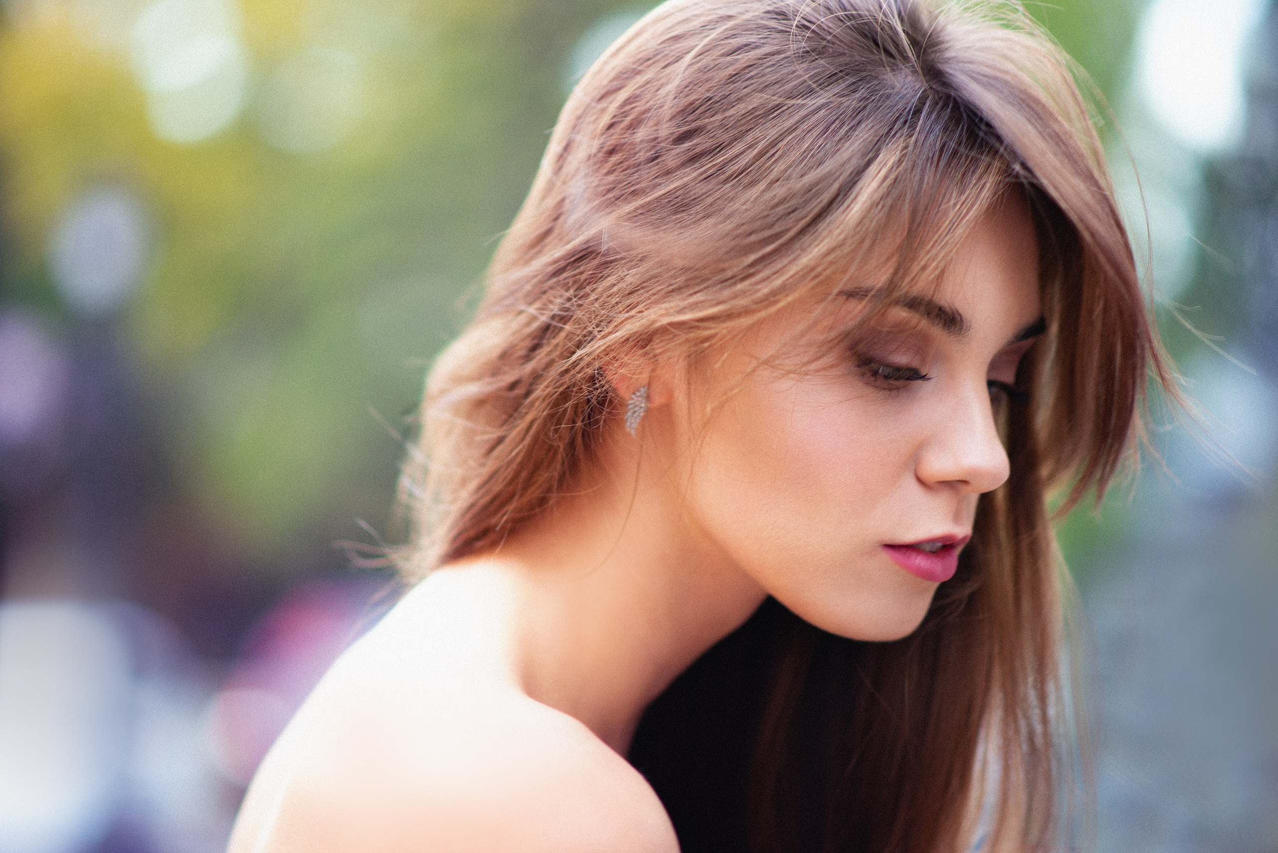 Фотосессия девушки в Самаре с макияжем и одеждой