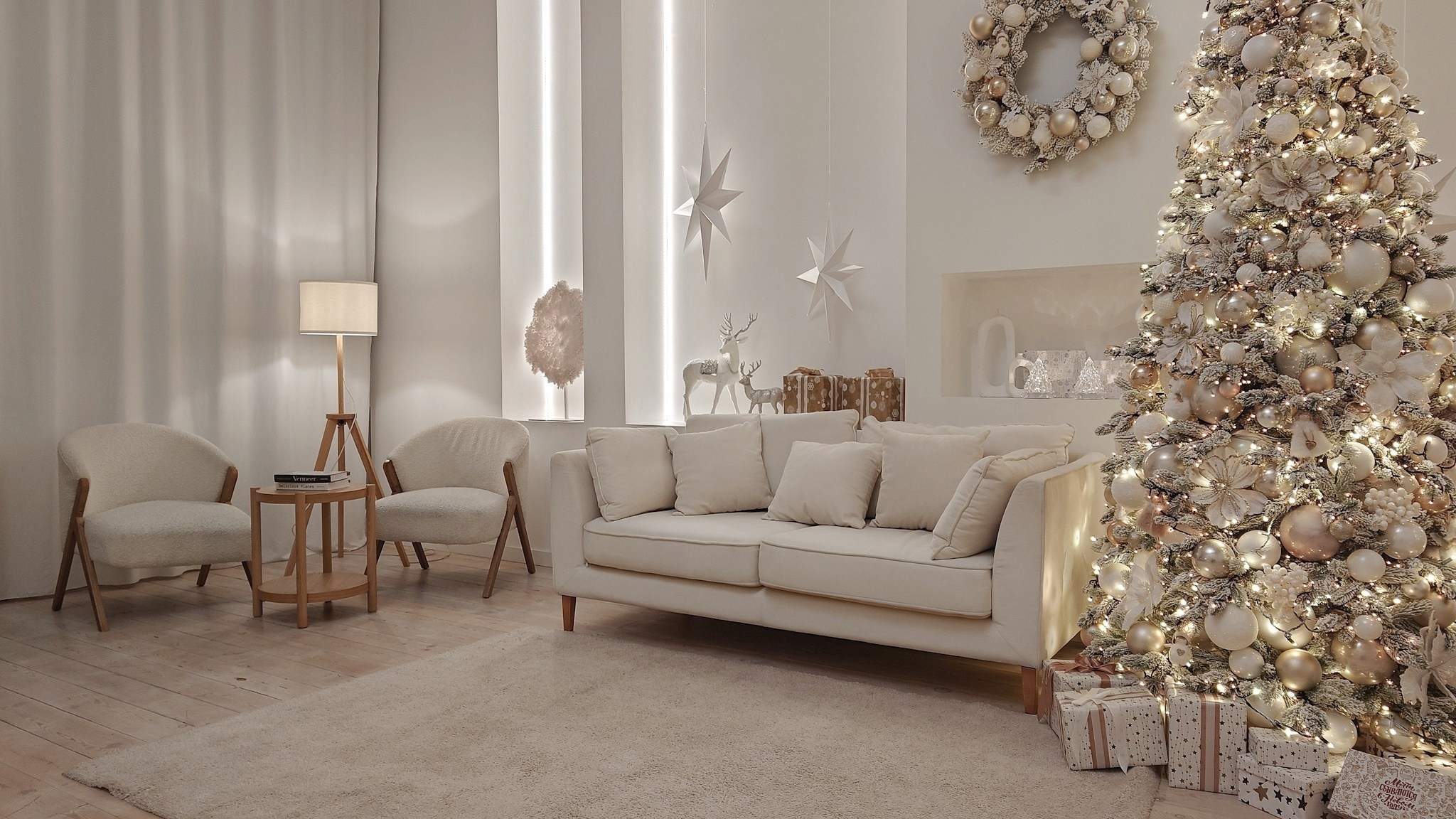 Новогодние студии Нск. Виктория Файфер| фотограф Новосибирск