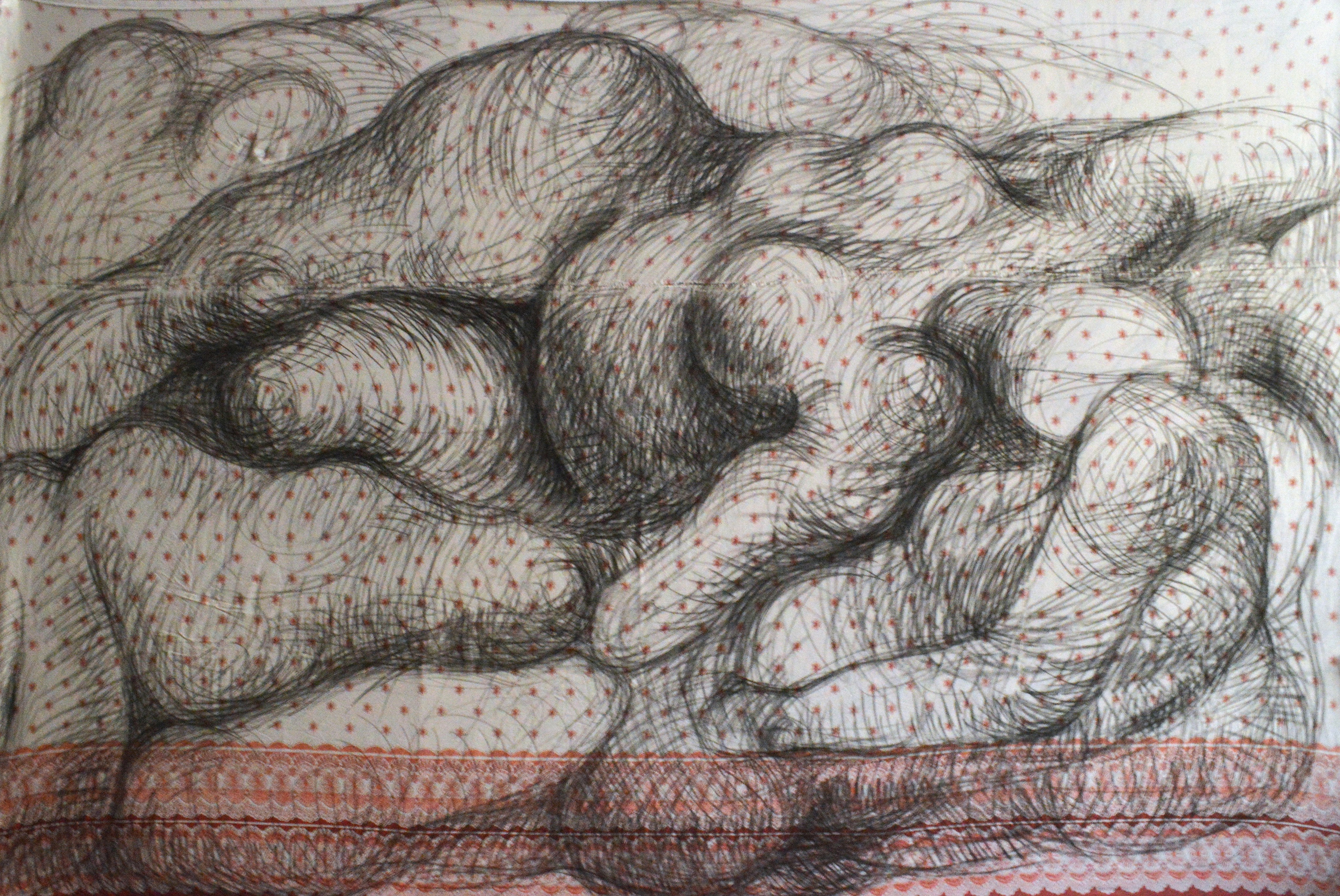 «Графические фрески» 2025. Лилия Ким. Междисциплинарный художник