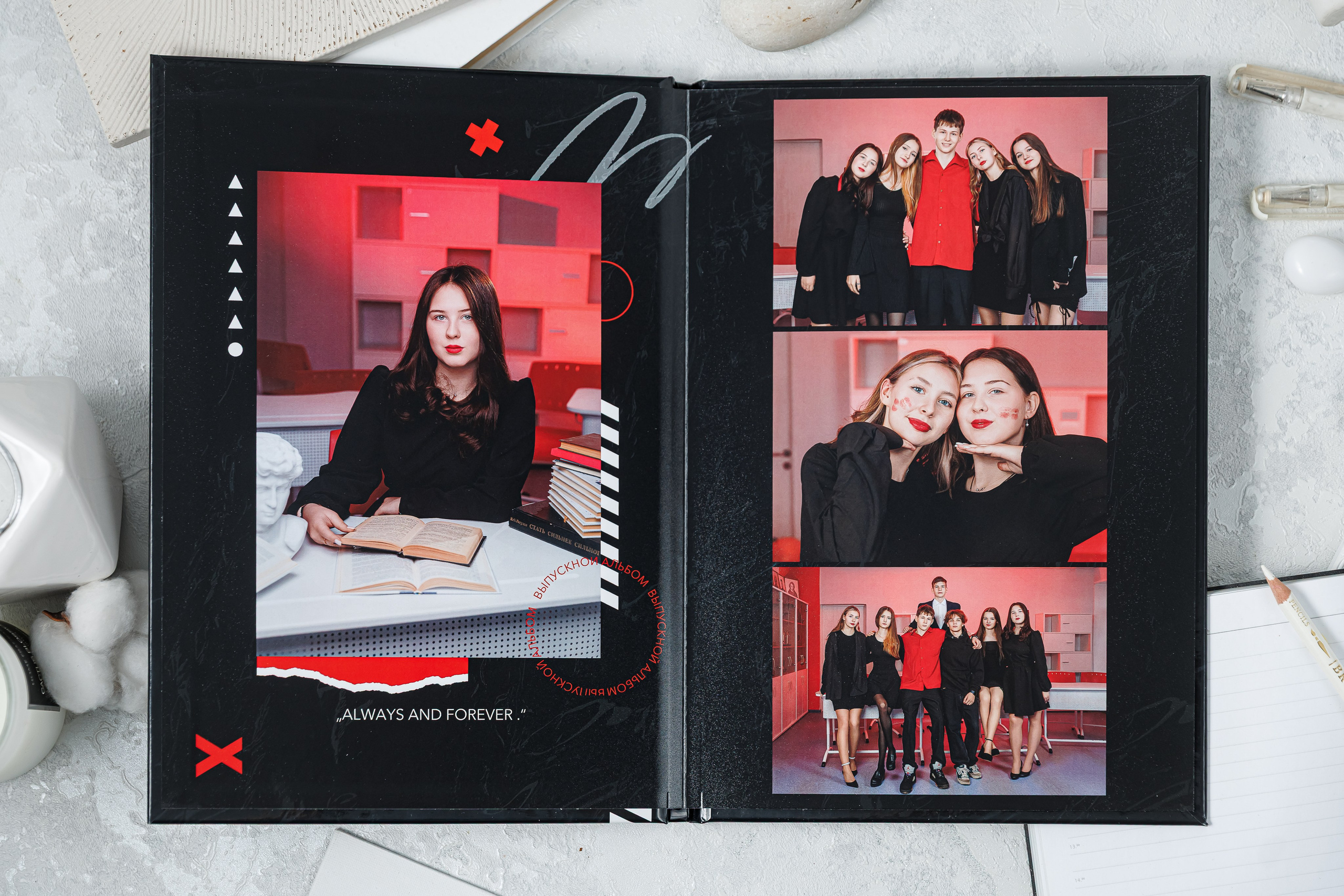 Персональные альбомы 9, 11 класс. Семейный и детский фотограф Комина Елена, Власиха, Одинцово