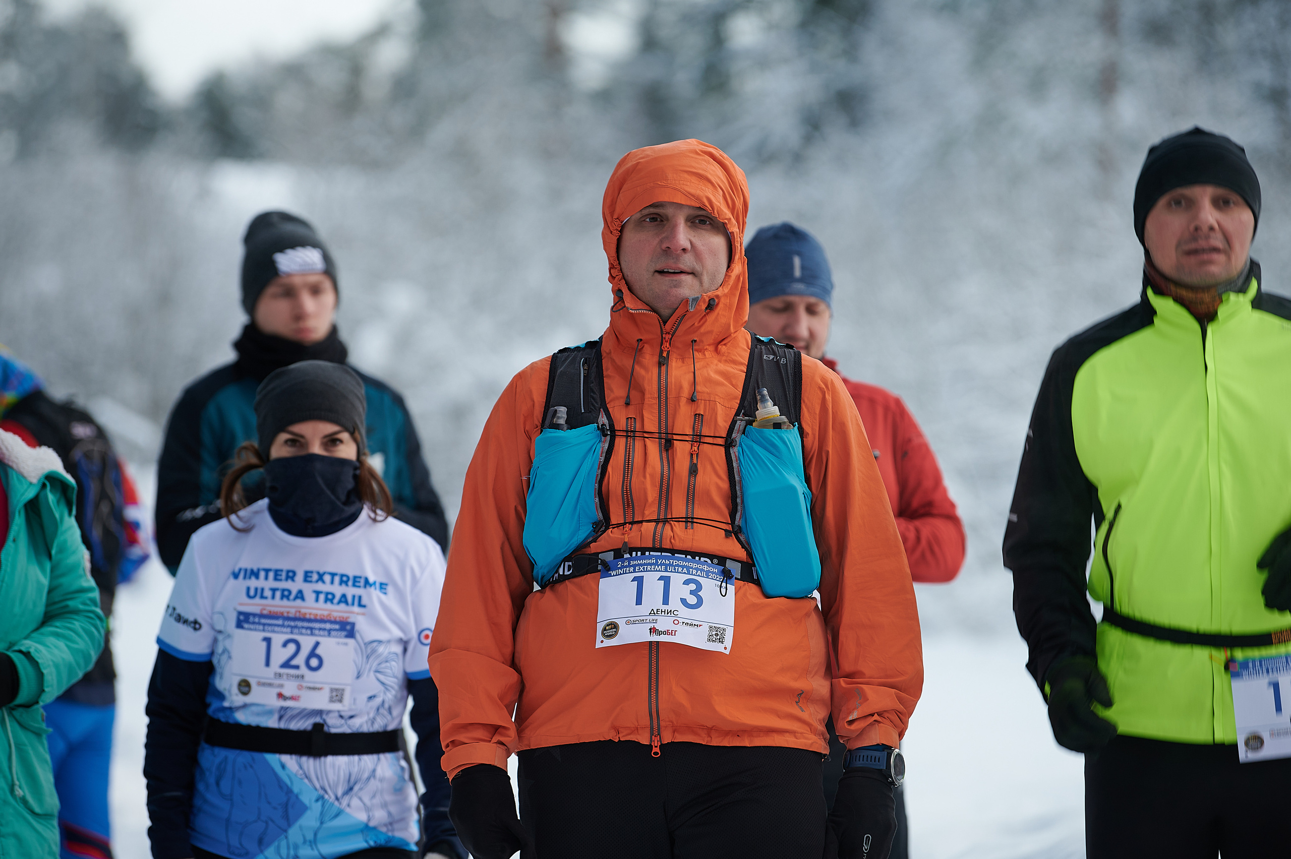 Фоторепортаж спортивных соревнований по бегу в Ленинградской области