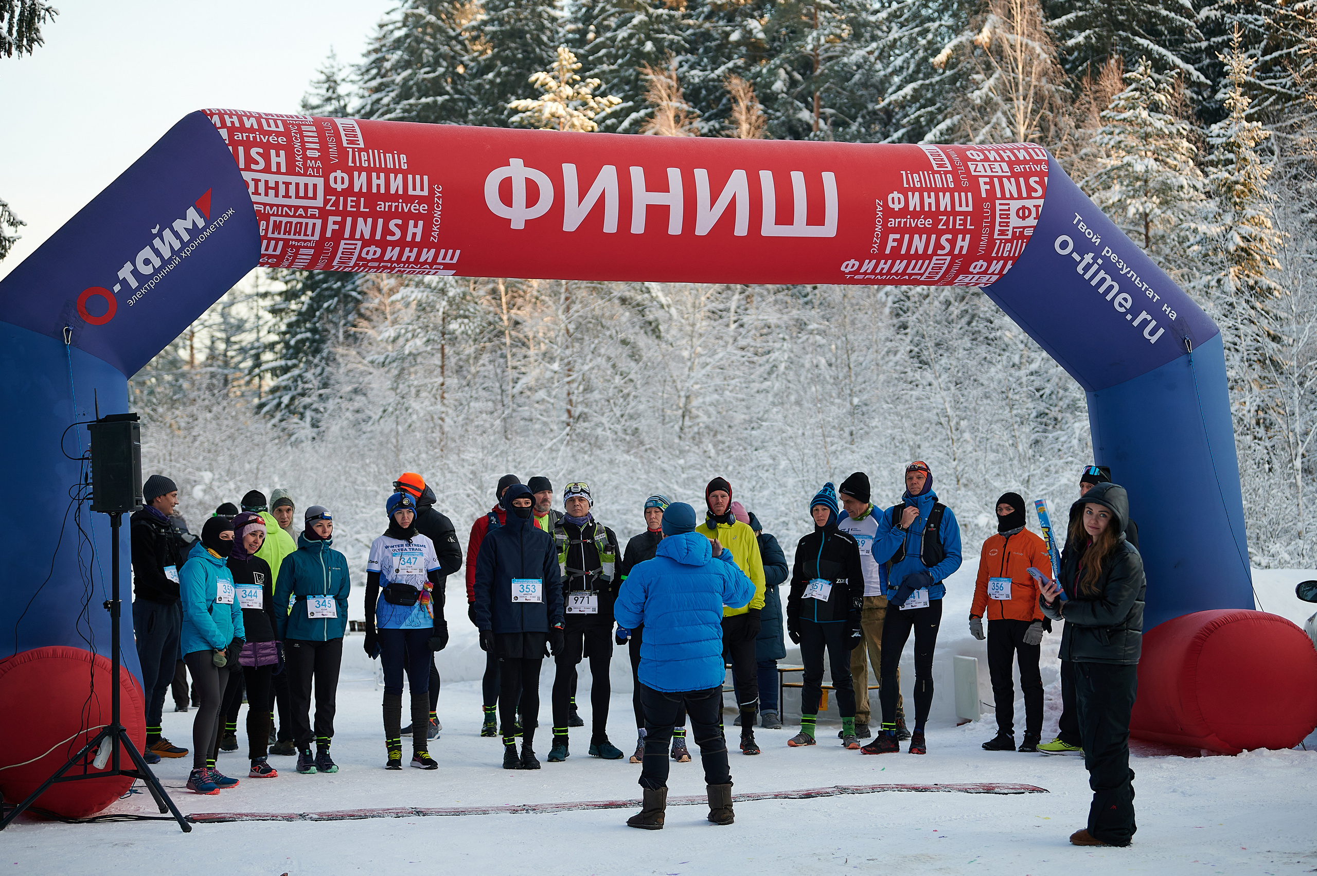 Фоторепортаж спортивных соревнований по бегу в Ленинградской области