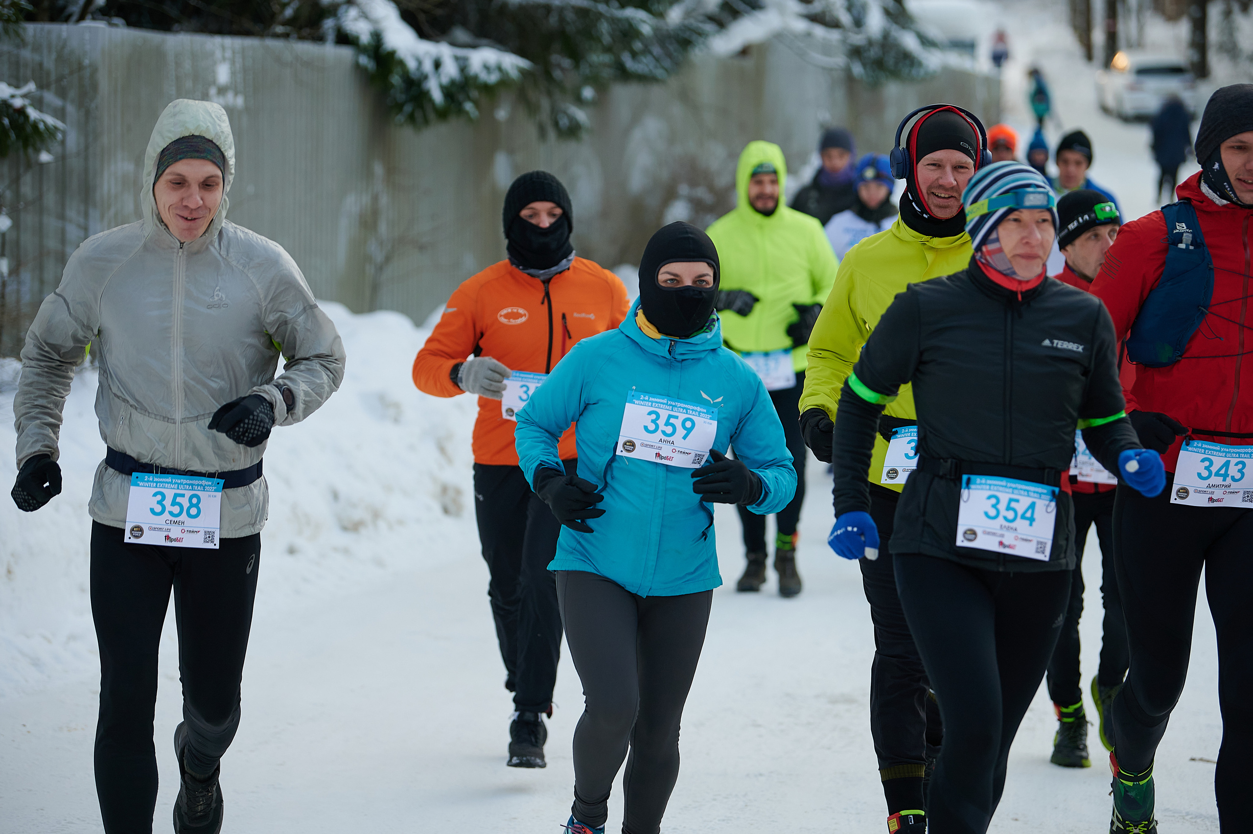Фоторепортаж спортивных соревнований по бегу в Ленинградской области