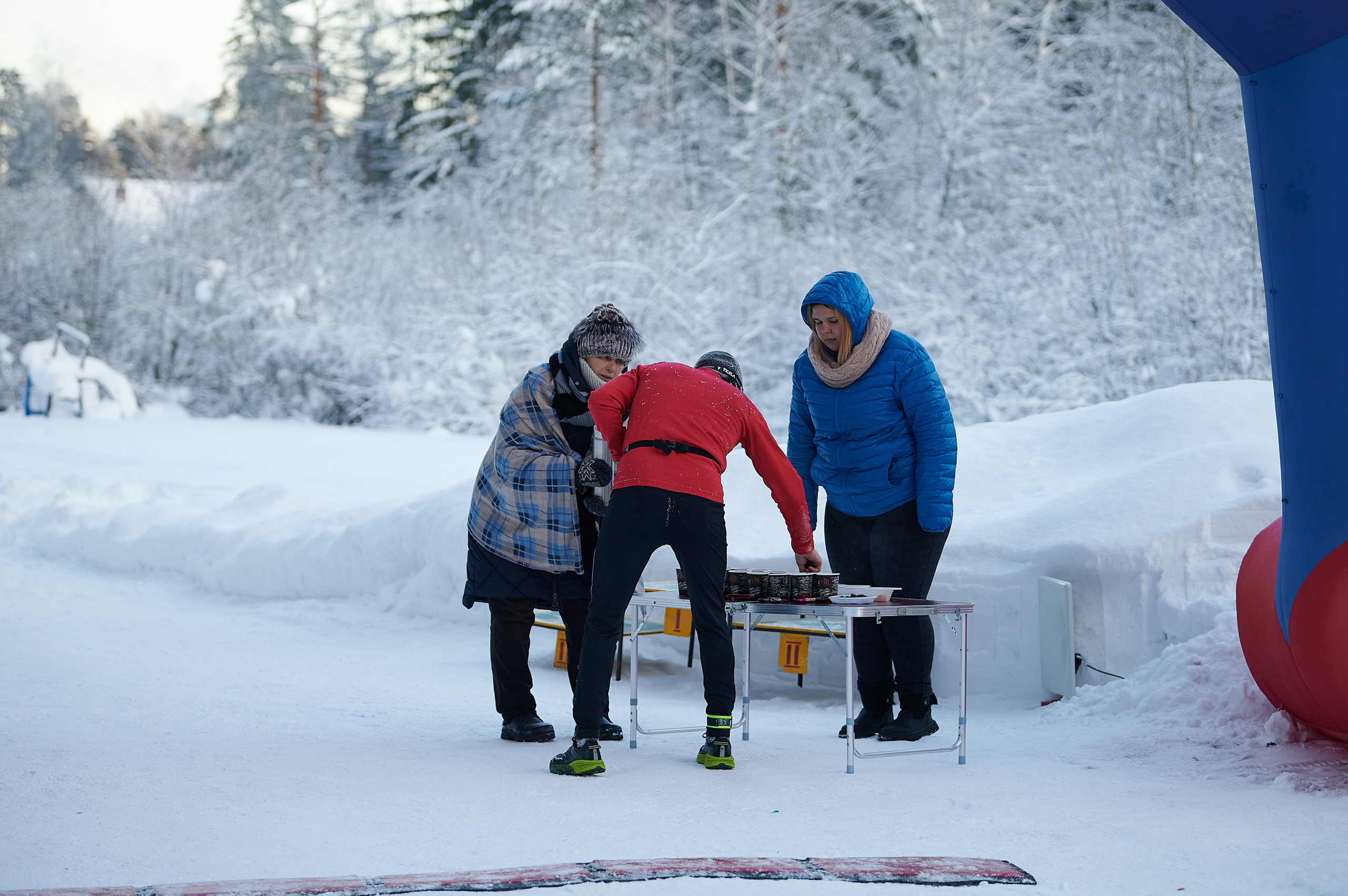 Фоторепортаж спортивных соревнований по бегу в Ленинградской области