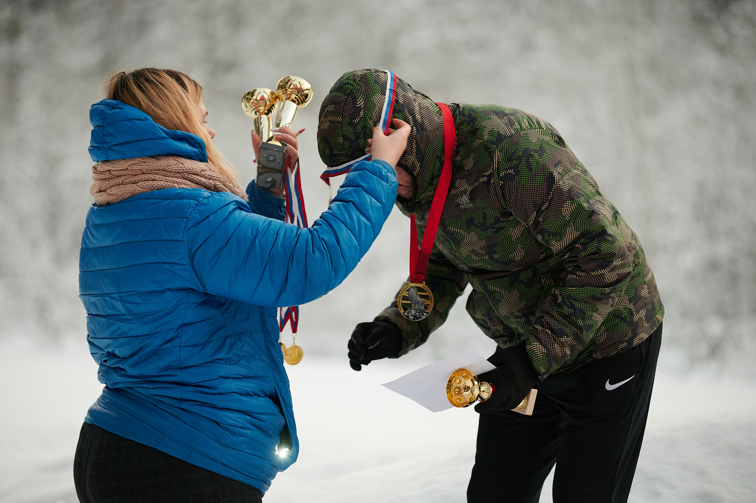 Фоторепортаж спортивных соревнований по бегу в Ленинградской области
