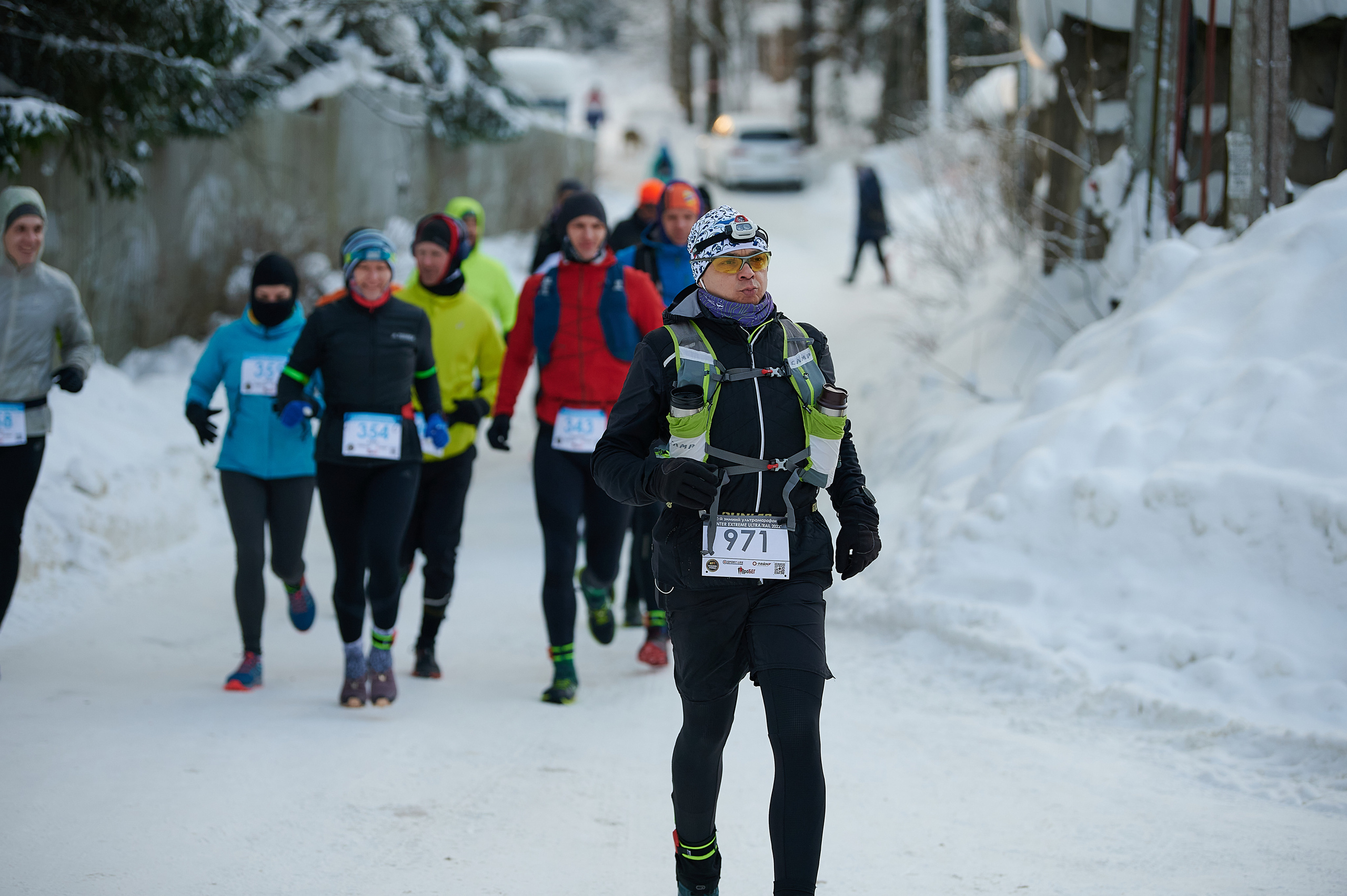 Фоторепортаж спортивных соревнований по бегу в Ленинградской области