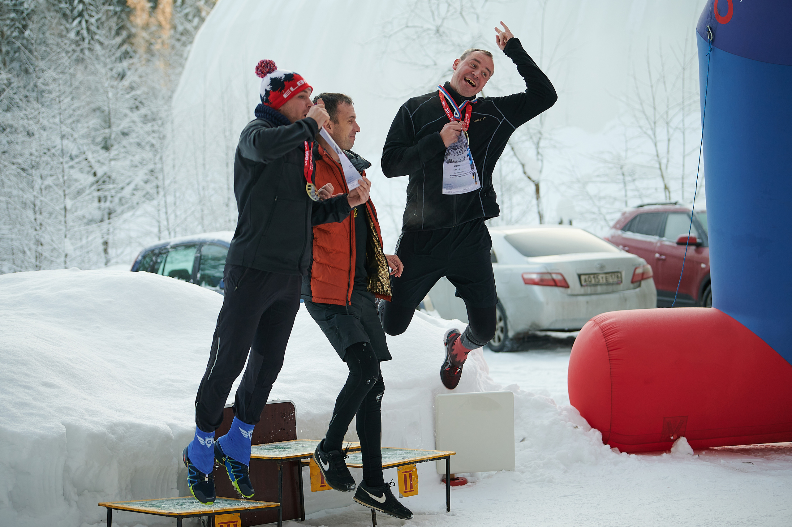 Фоторепортаж спортивных соревнований по бегу в Ленинградской области