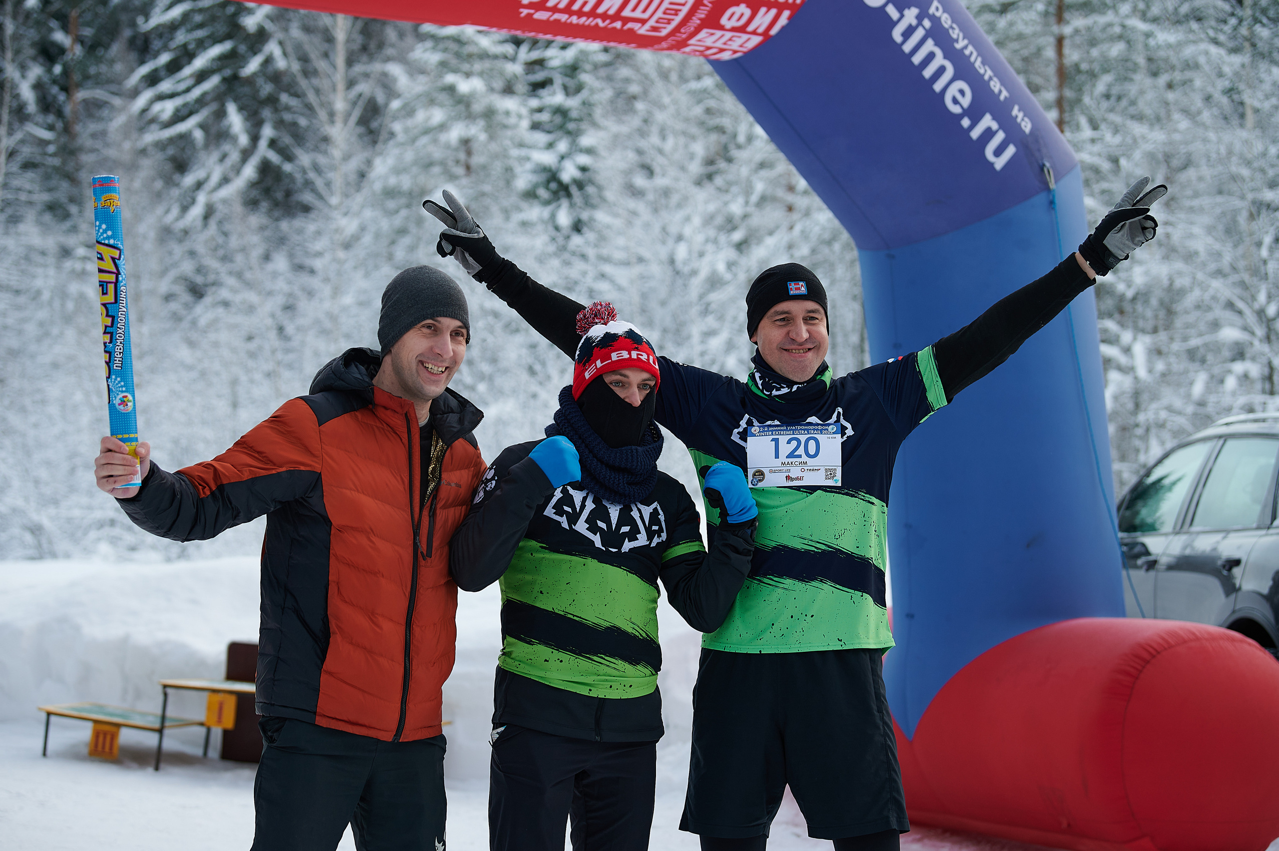 Фоторепортаж спортивных соревнований по бегу в Ленинградской области