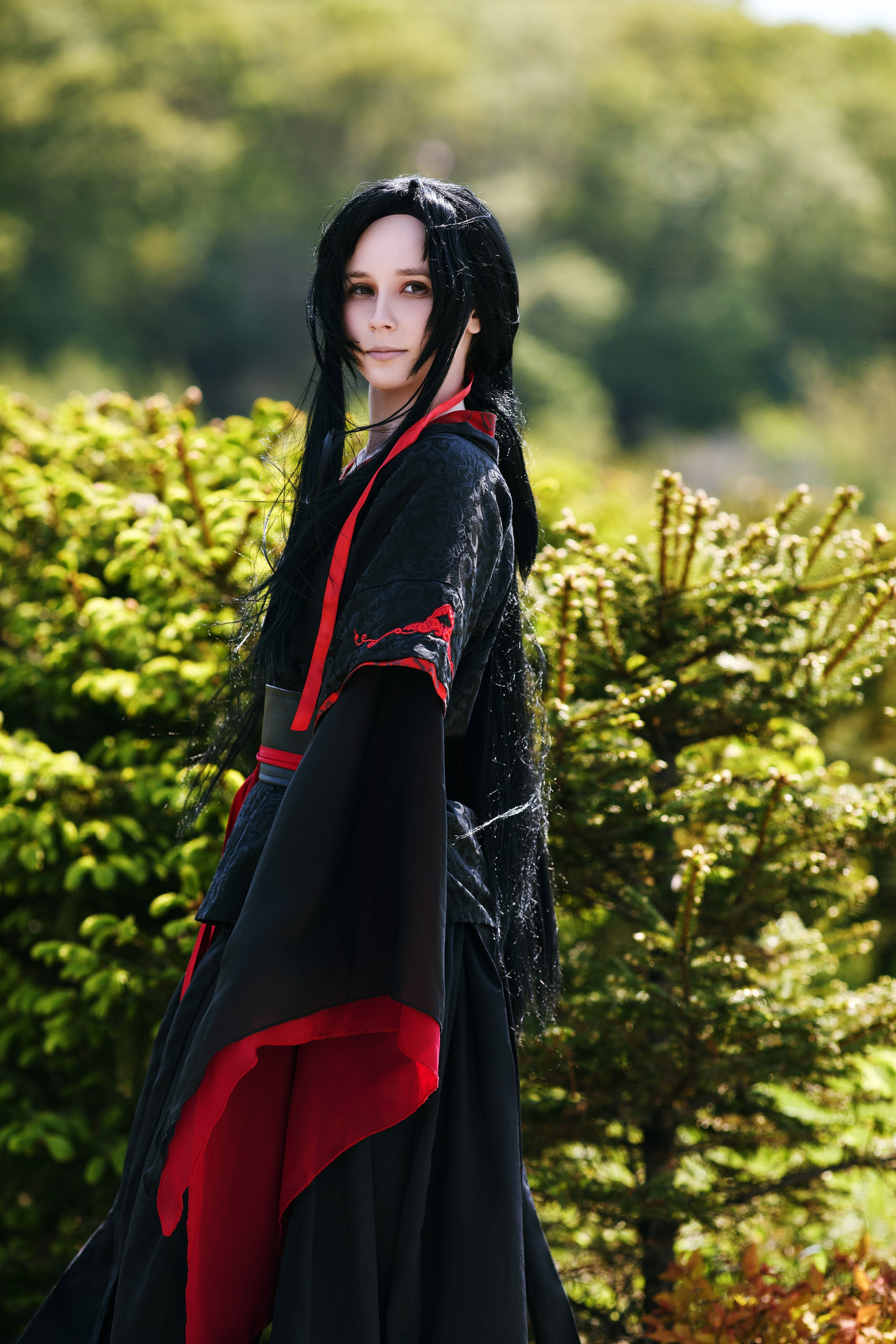 Вэй Усянь - фотокосплей на улице