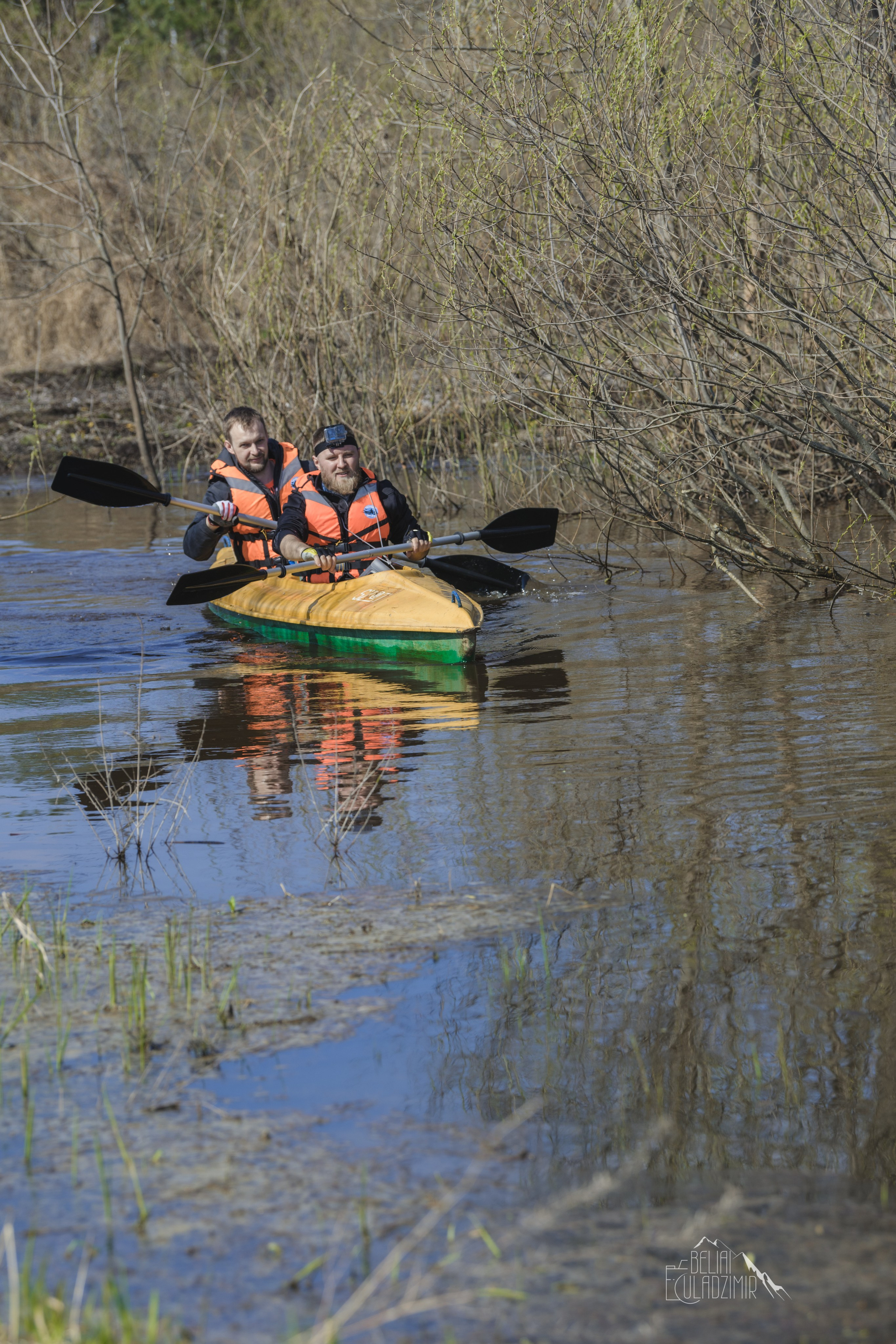 Сплав по реке Тремля 4 апреля 2026 года. Репортажный фотограф Владимир Беляй