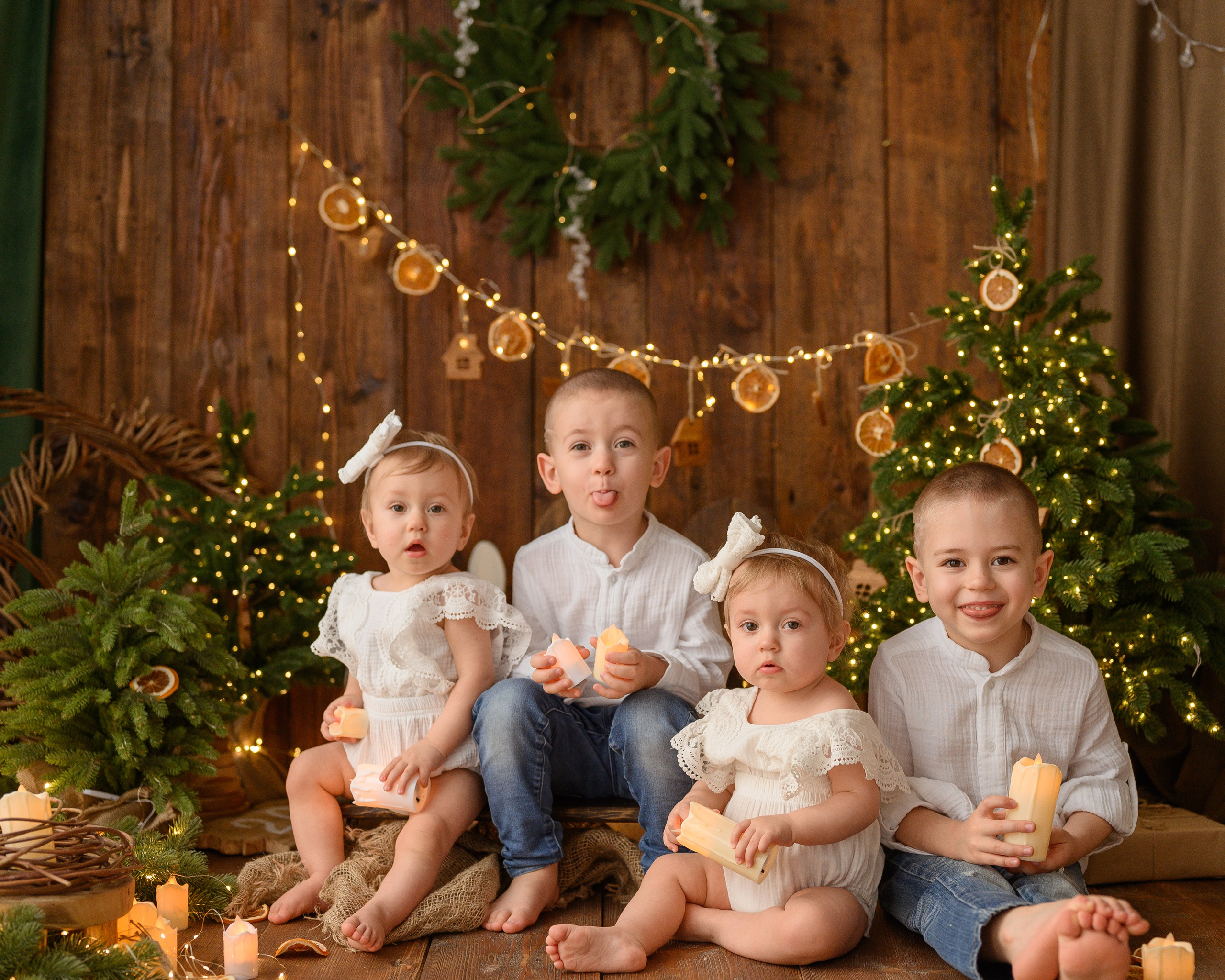Катюше и Лизоньке годик. Детский и семейный фотограф Ирина Гладких