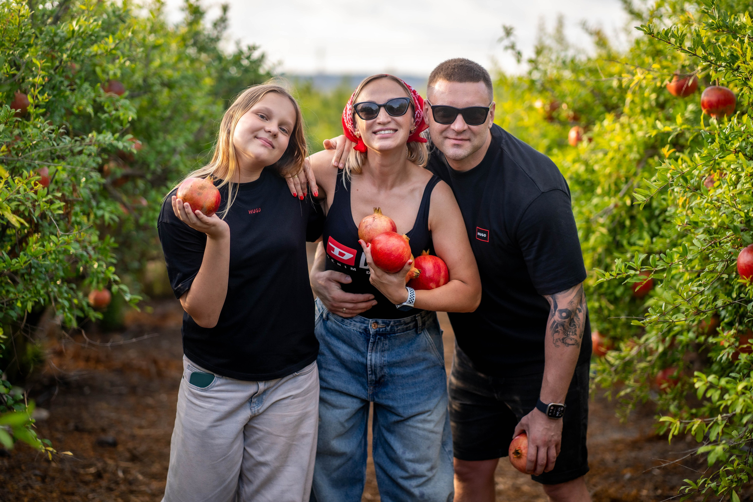Гранатовый Сад Семья Ирины. Семейный и детский фотограф в Израиле и Москве Дорошок Надя