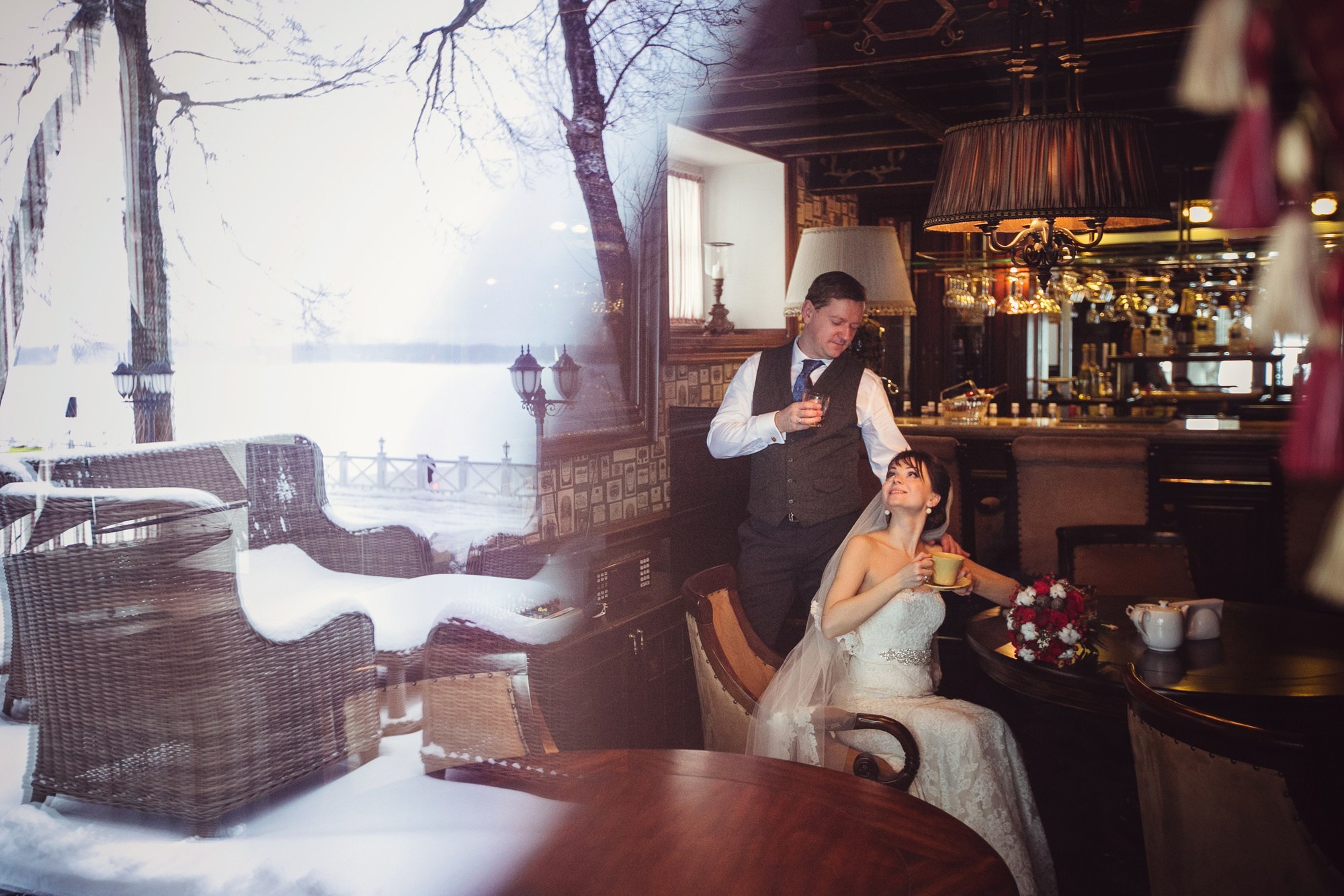 Зимняя свадьба в русских традициях. Семейный, портретный и свадебный фотограф в Санкт-Петербурге и Москве