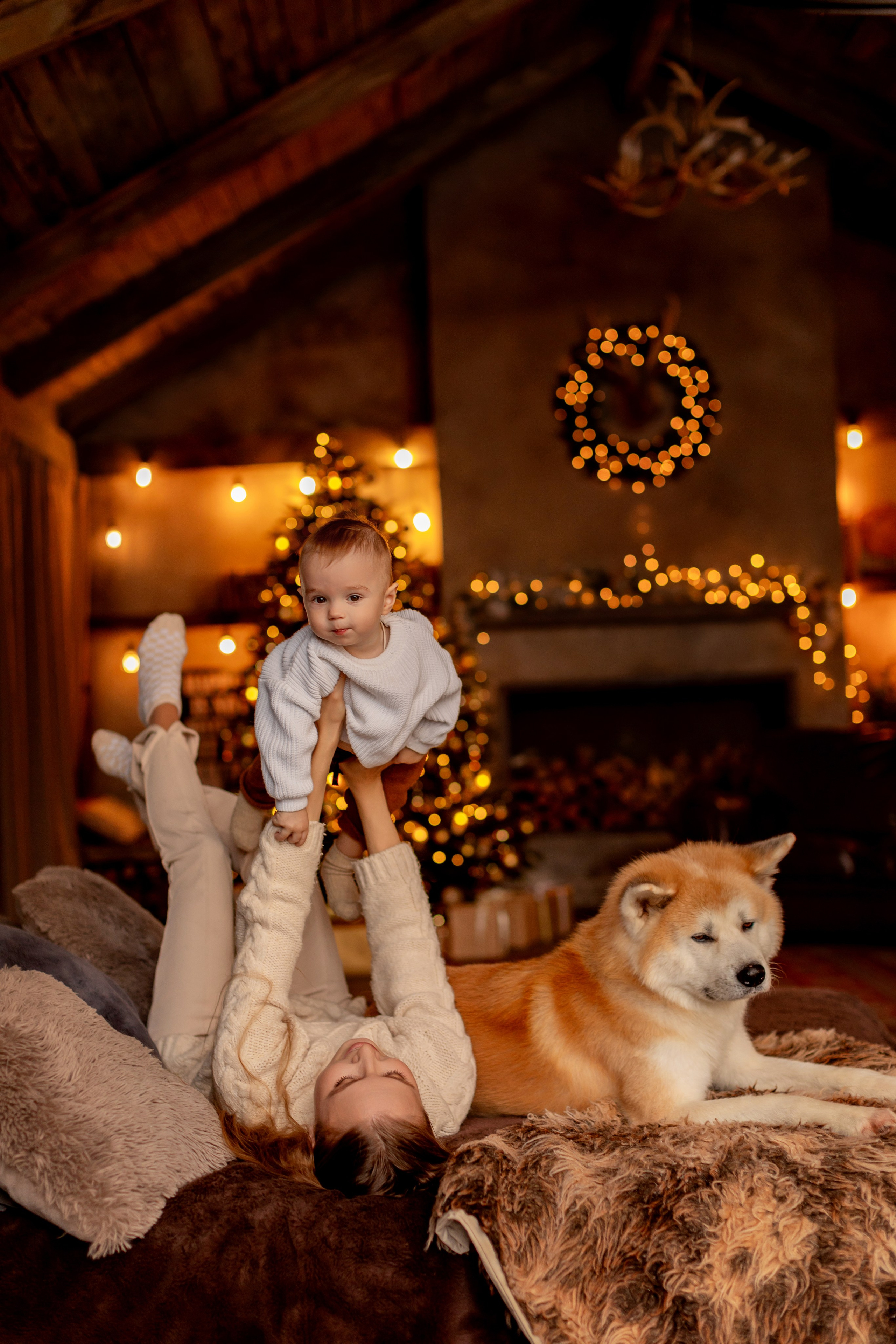 Новогодние съемки 2025–2026 гг. Семейный фотограф в Москве