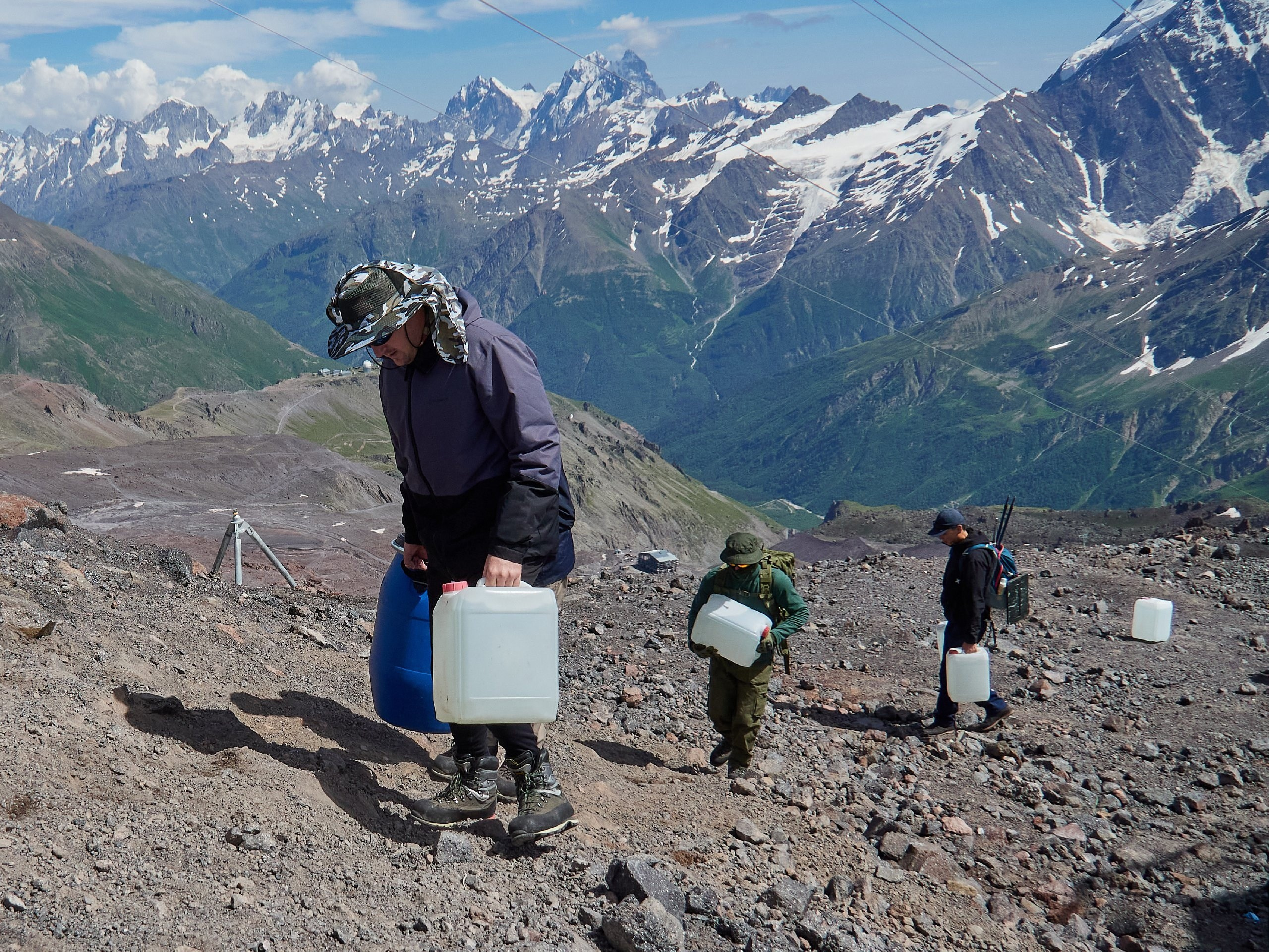 Горный, высотный Фотограф на Эльбрусе Георгий