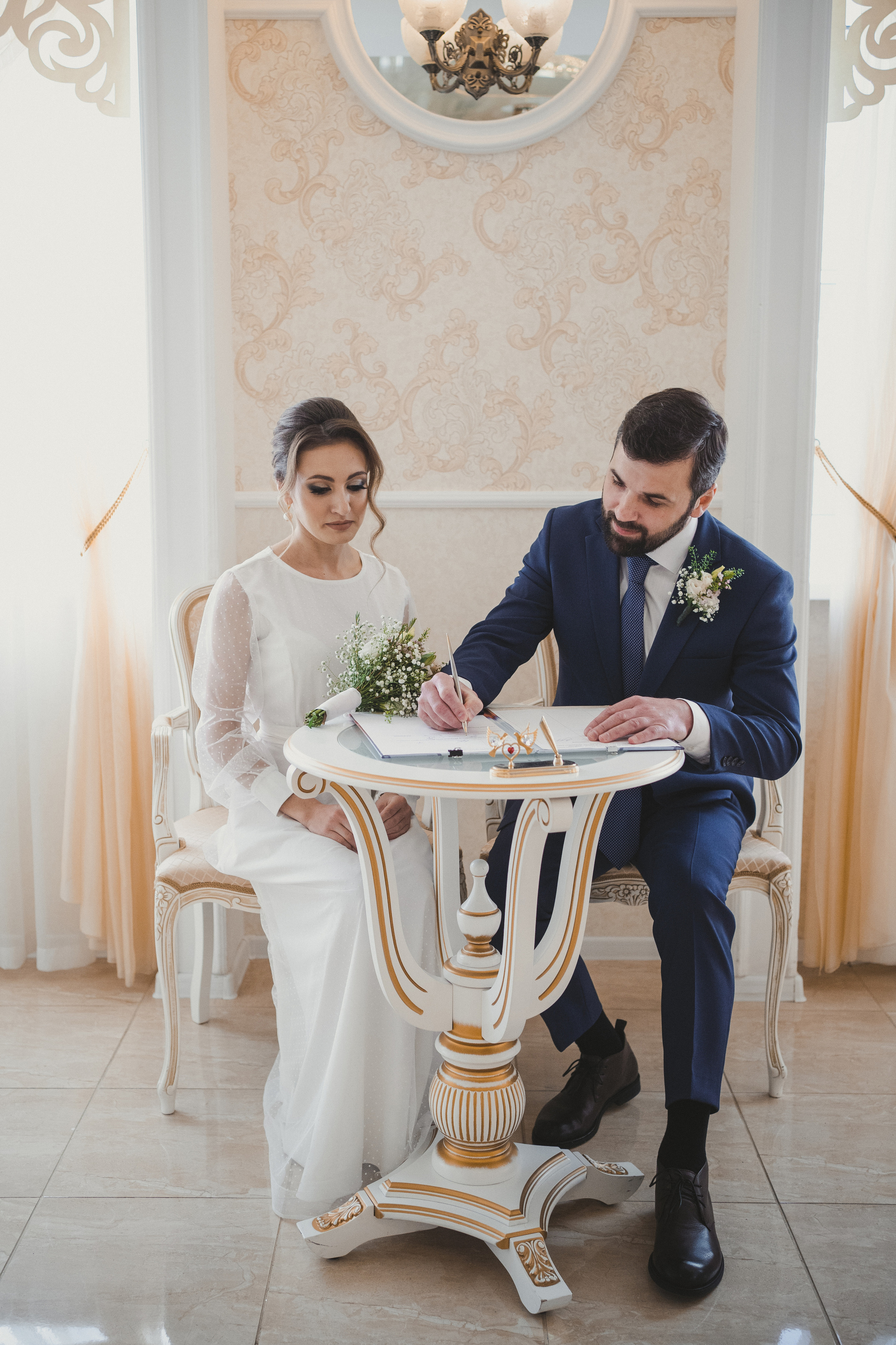 Регистрация в ЗАГСе. Фотограф в Петергофе